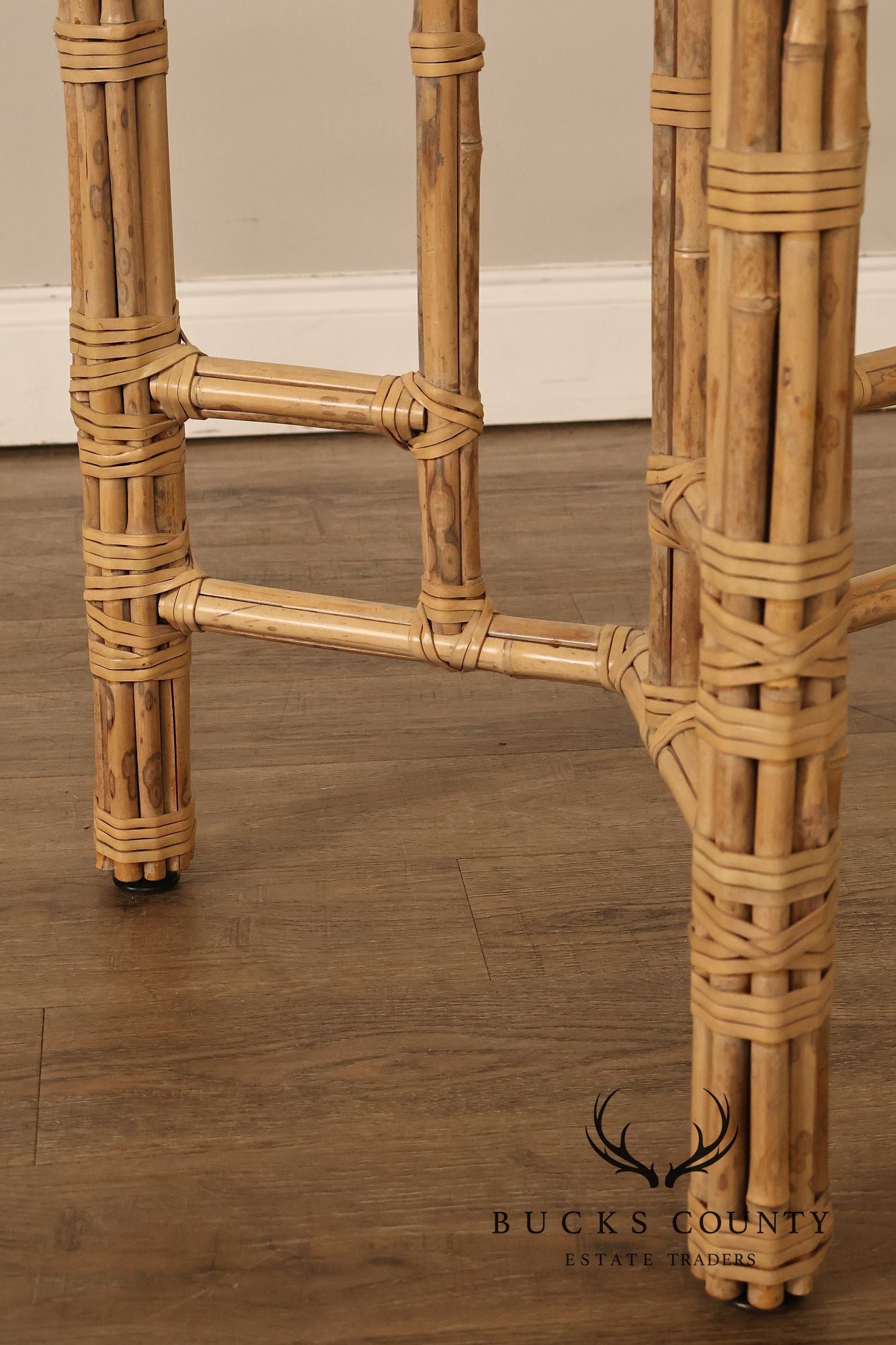 McGuire Bamboo Rattan Table Base