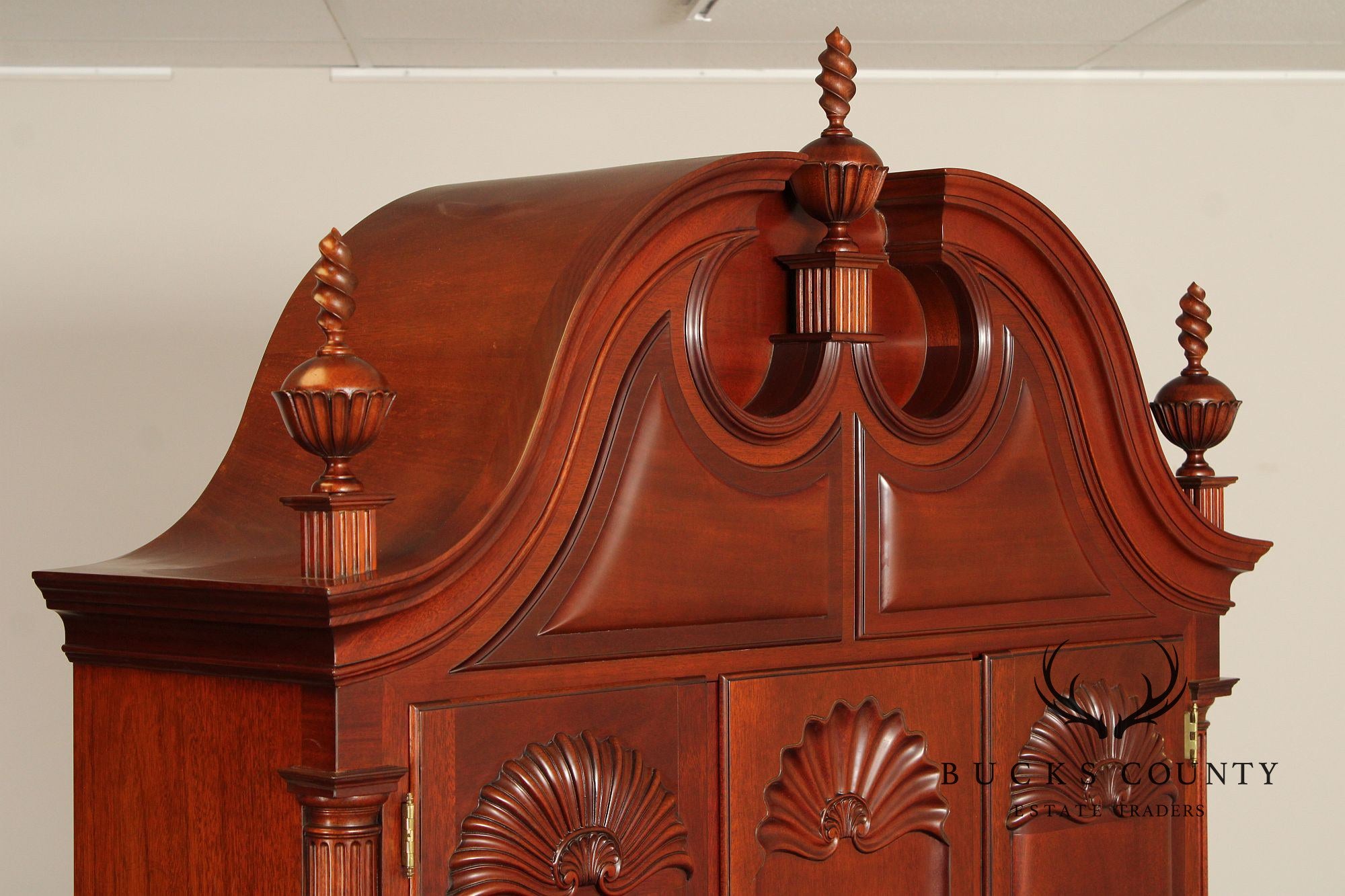Kindel Winterthur Reproduction Mahogany Secretary Desk