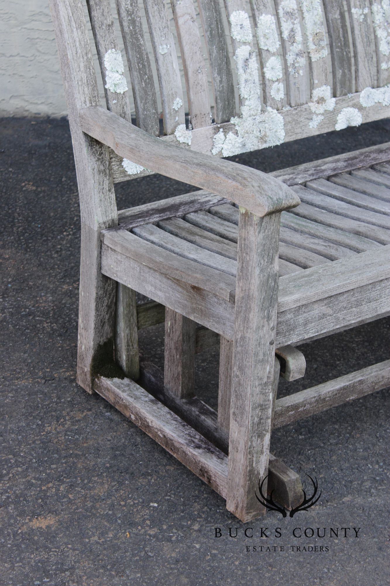 Gloster Teak Glider Bench