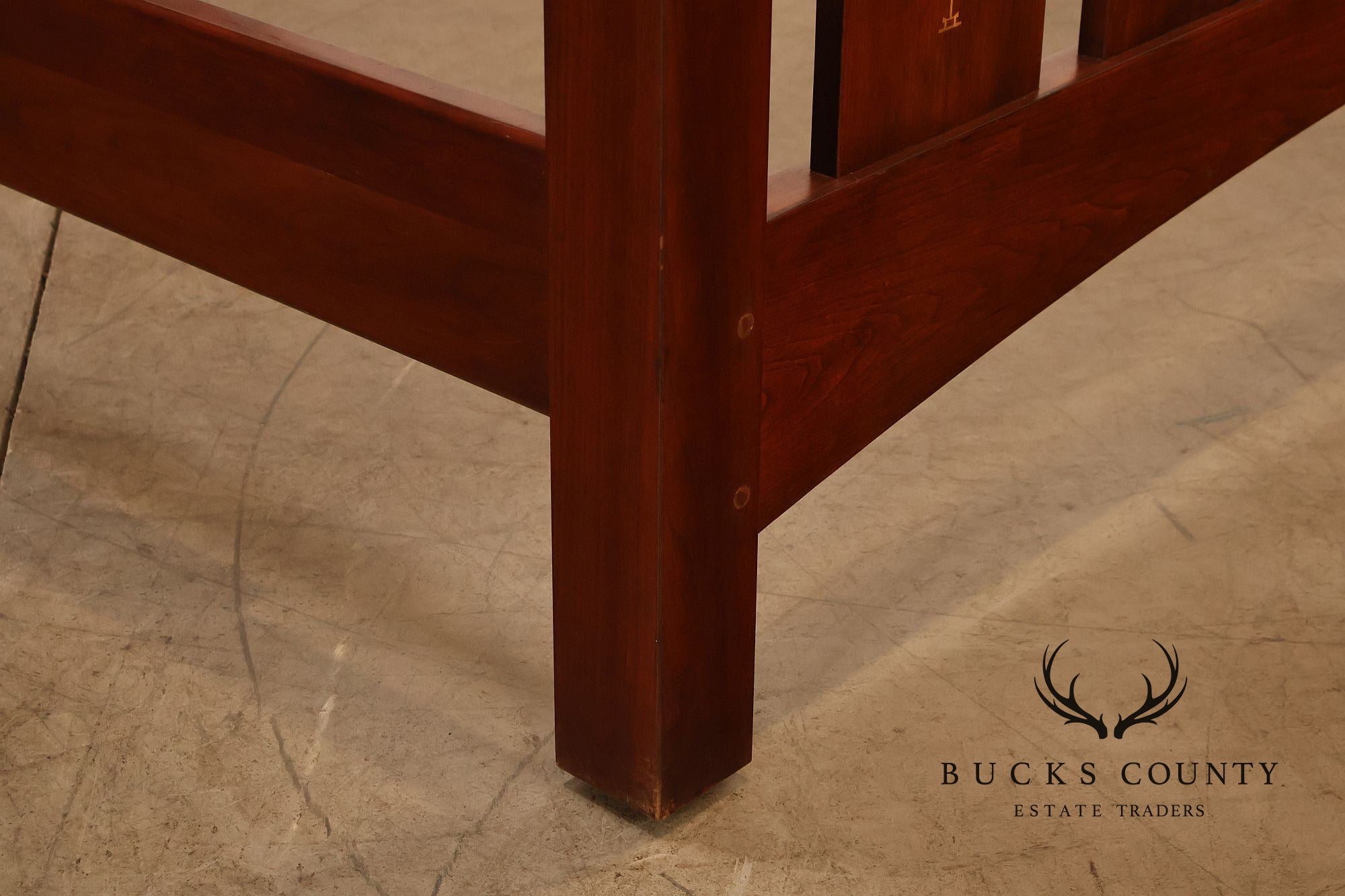 Stickley Harvey Ellis Inlaid Cherry Queen Bed