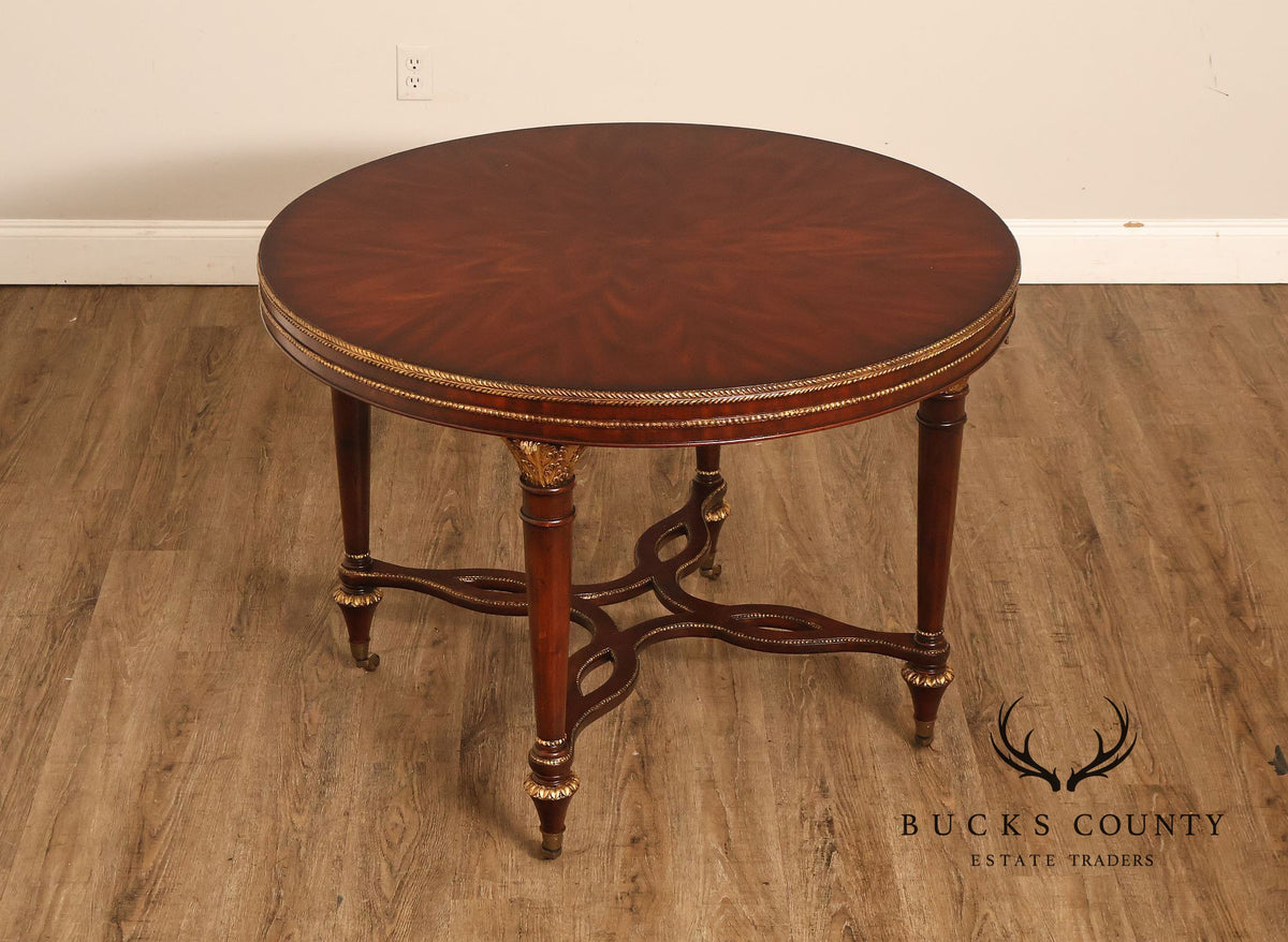 Italian Regency Style Mahogany Center Table