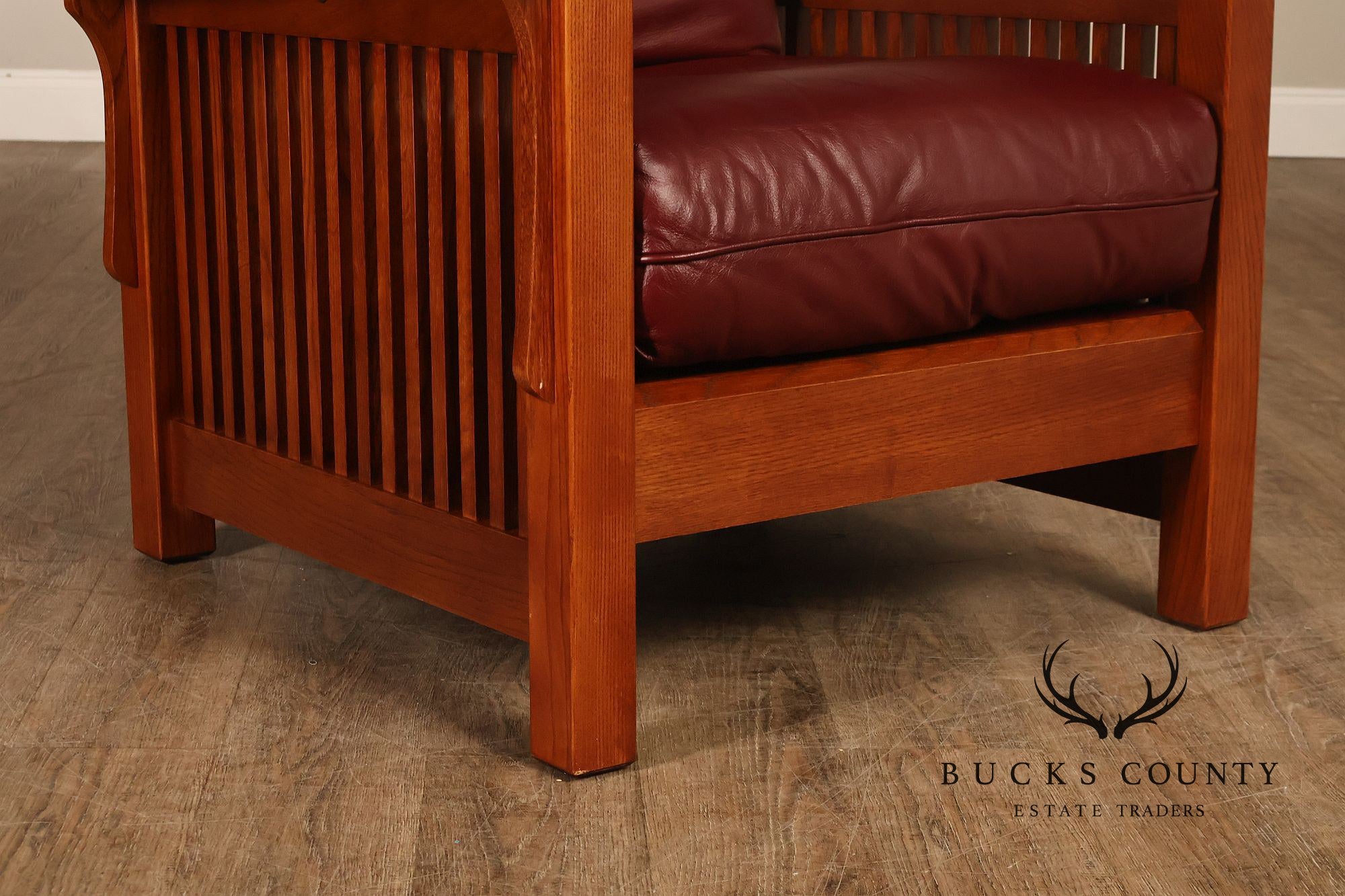 Bassett Furniture Mission Style Oak Morris Chair