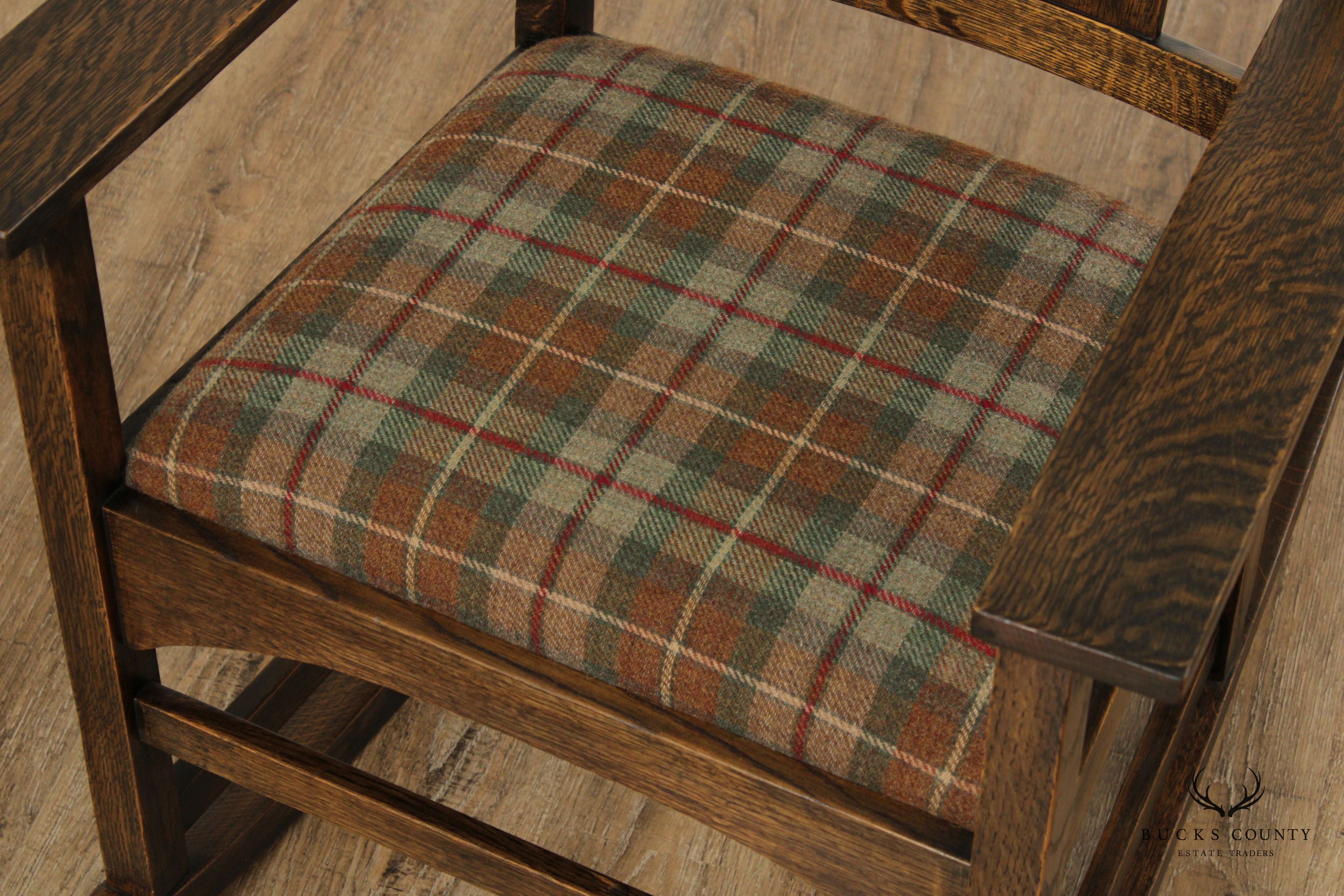 Stickley Mission Collection Harvey Ellis Oak Rocking Chair