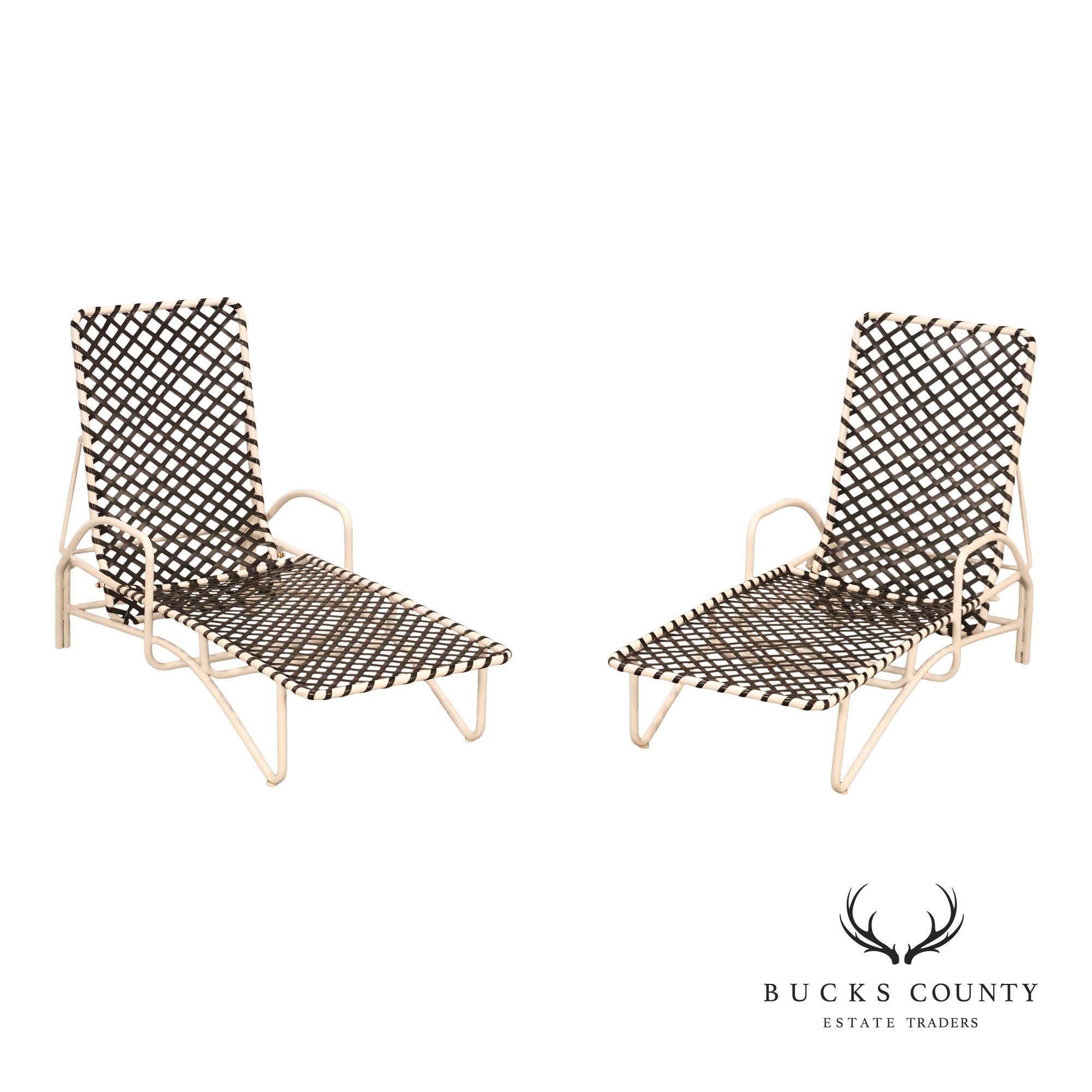 Brown Jordan Tamiami Pair Of Outdoor Chaise Lounges