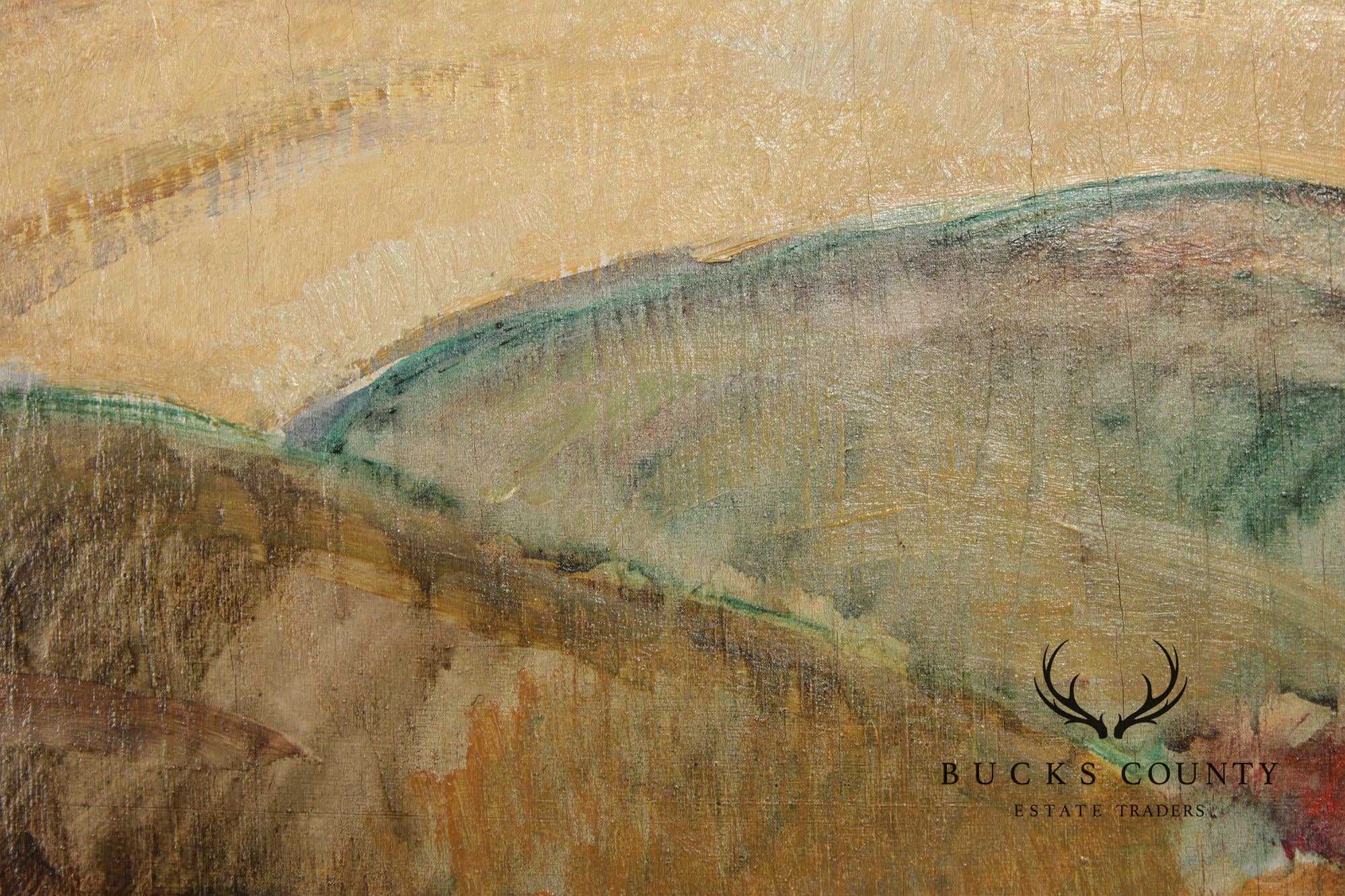 Elizabeth Grandin Oil on Board Landscape