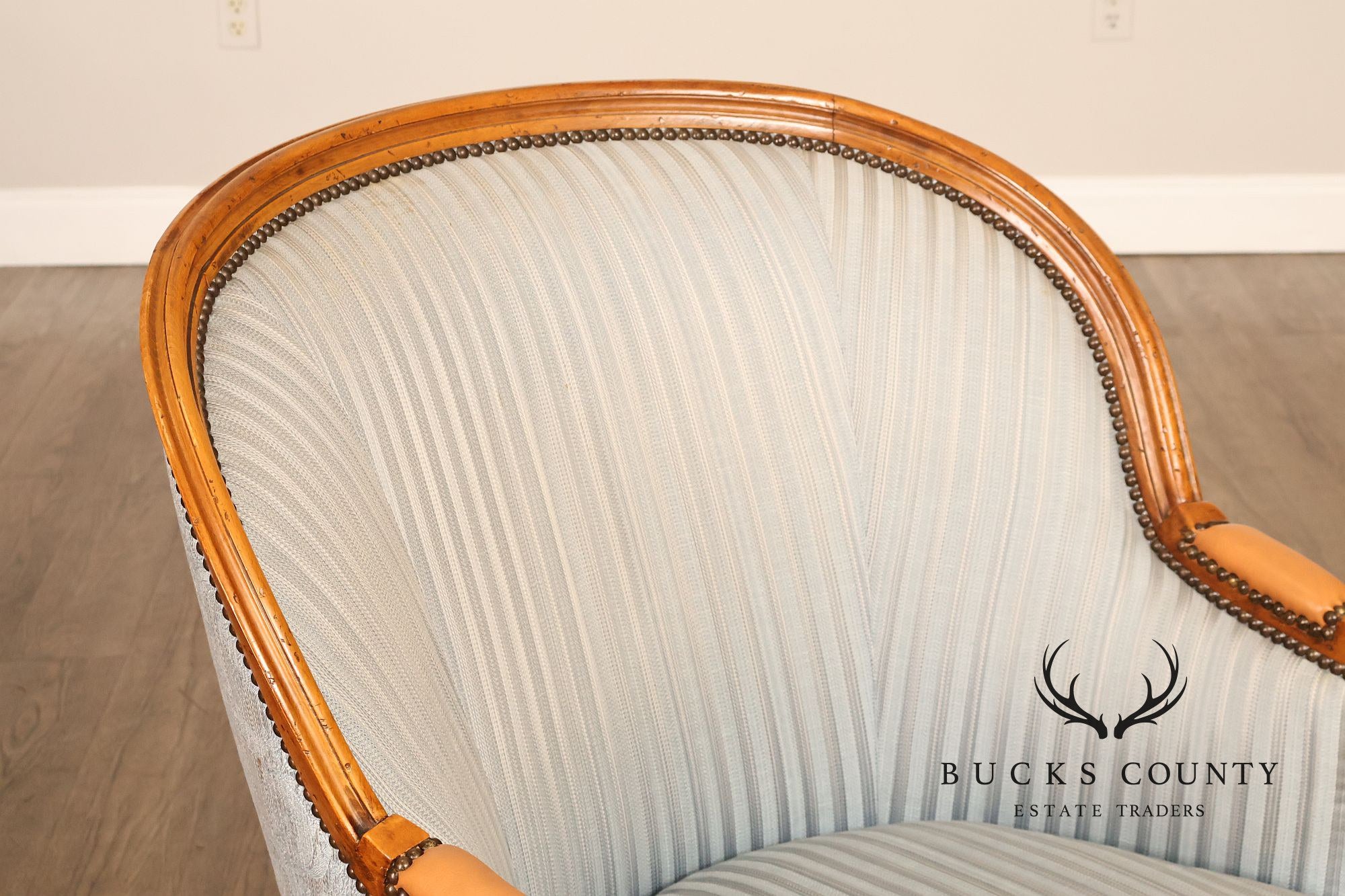 Baker Furniture Company French Louis XVI Style Bergere Chair