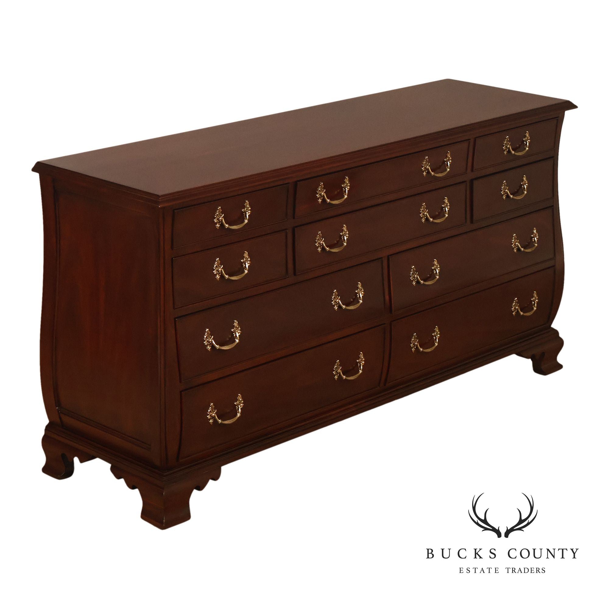 Henkel Harris Solid Mahogany Long Dresser