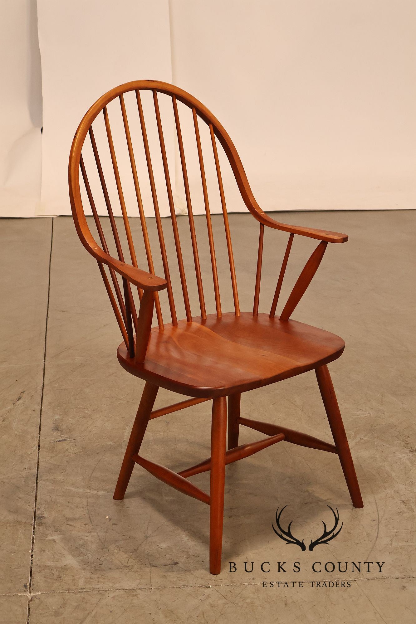 Martin’s Inc Windsor Style Set of 6 Cherry Dining Chairs