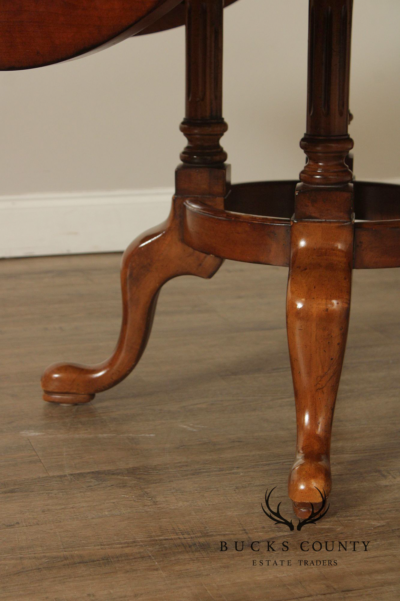 Century Furniture Mahogany Drop-Leaf Game Table