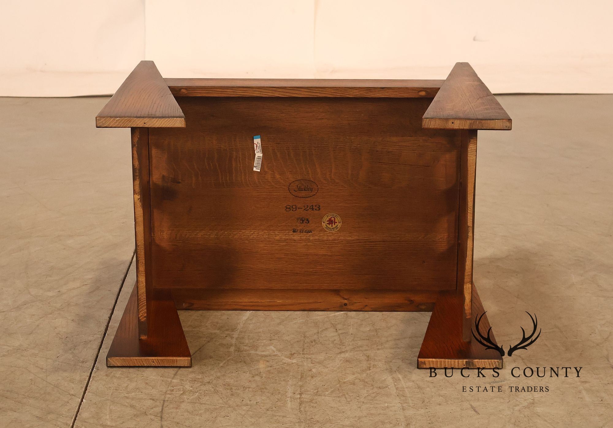 Stickley Mission Collection Oak Limbert Bench