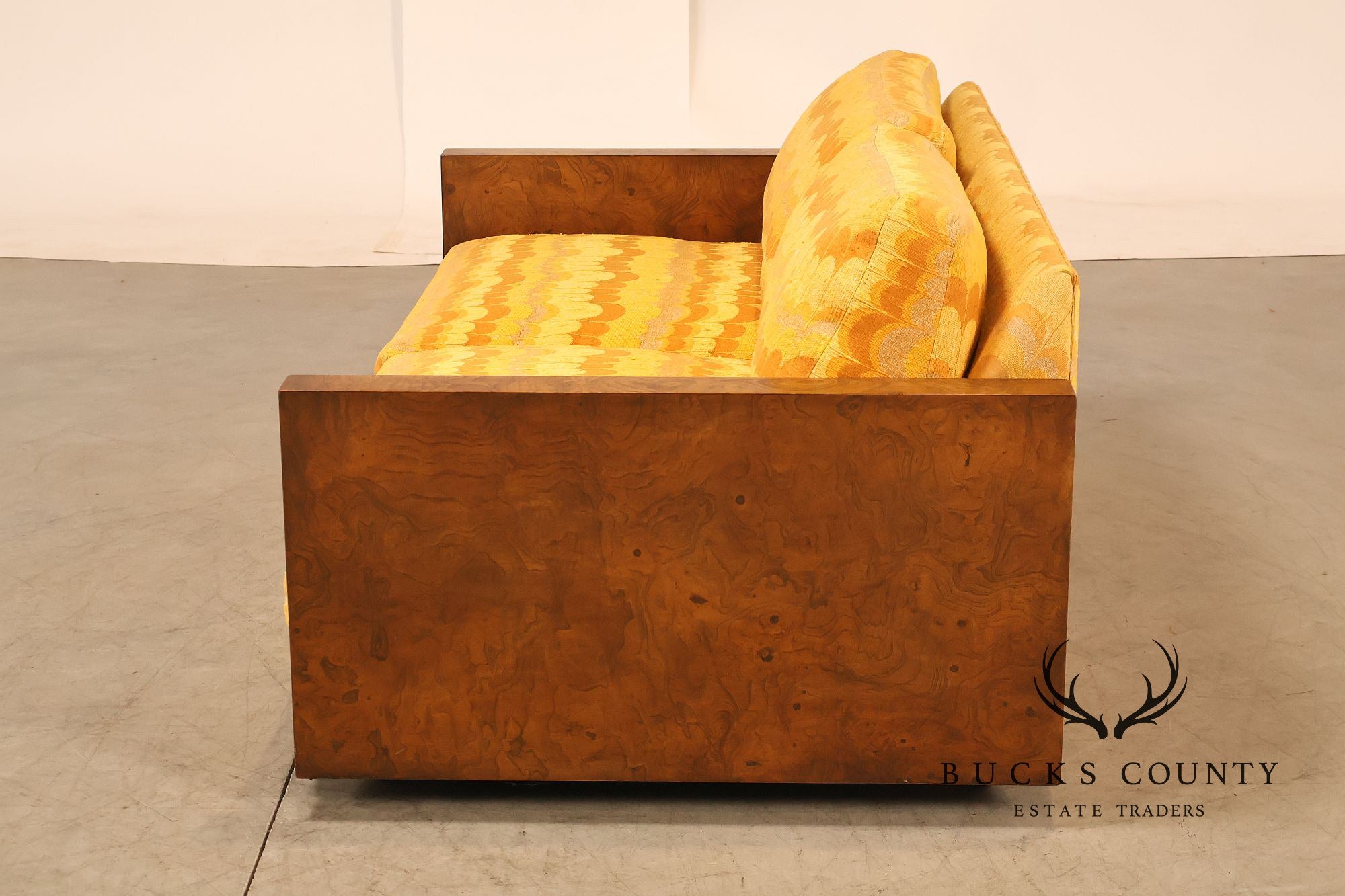 Milo Baughman For Thayer Coggin Mid Century Modern Two Seat Sofa Loveseat