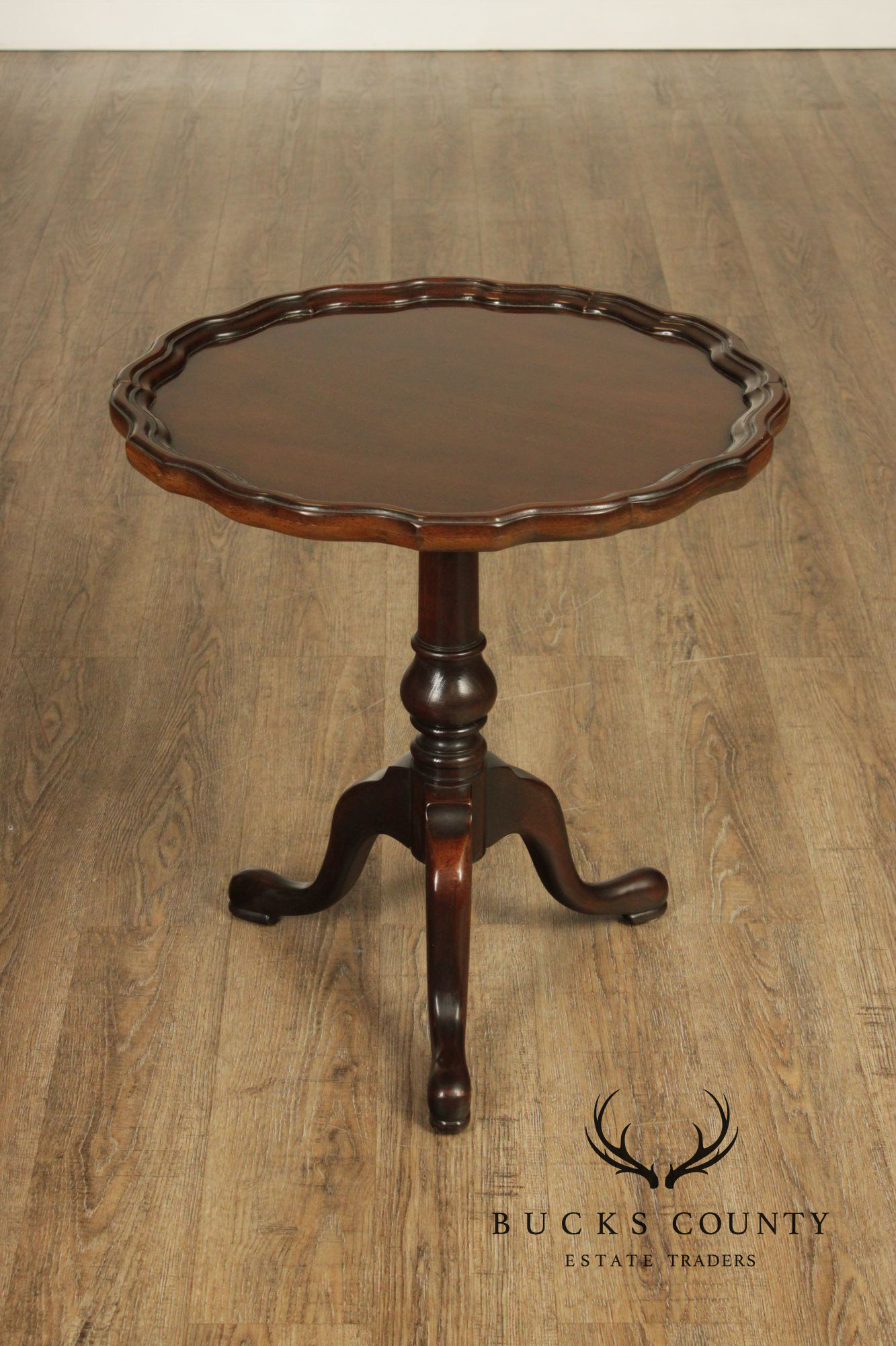 Drexel '18th Century Classics' Mahogany Pie Crust Side Table