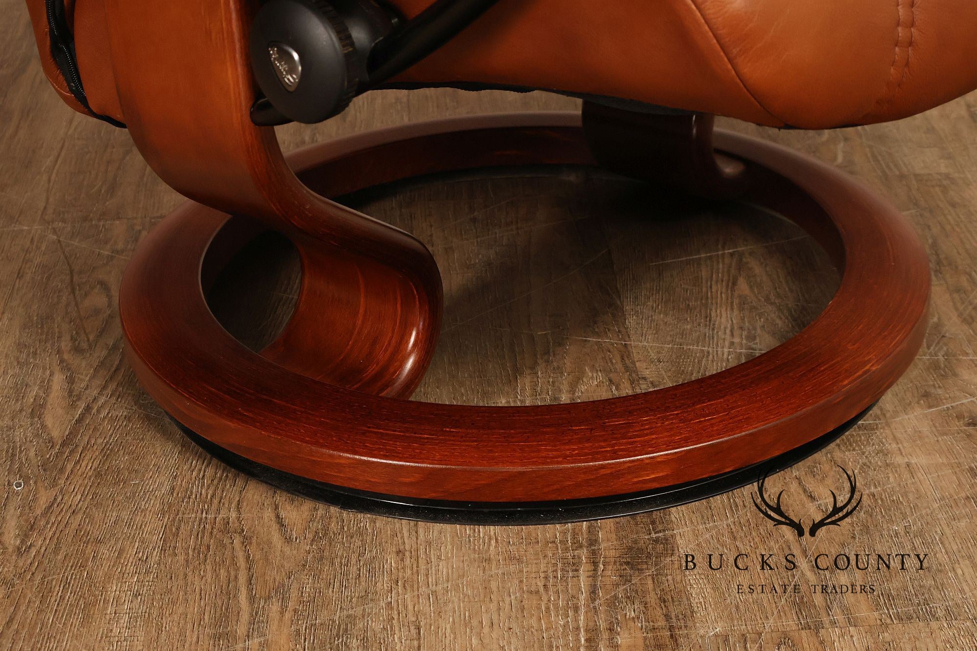 Ekornes Stressless Leather Recliner Chair And Ottoman