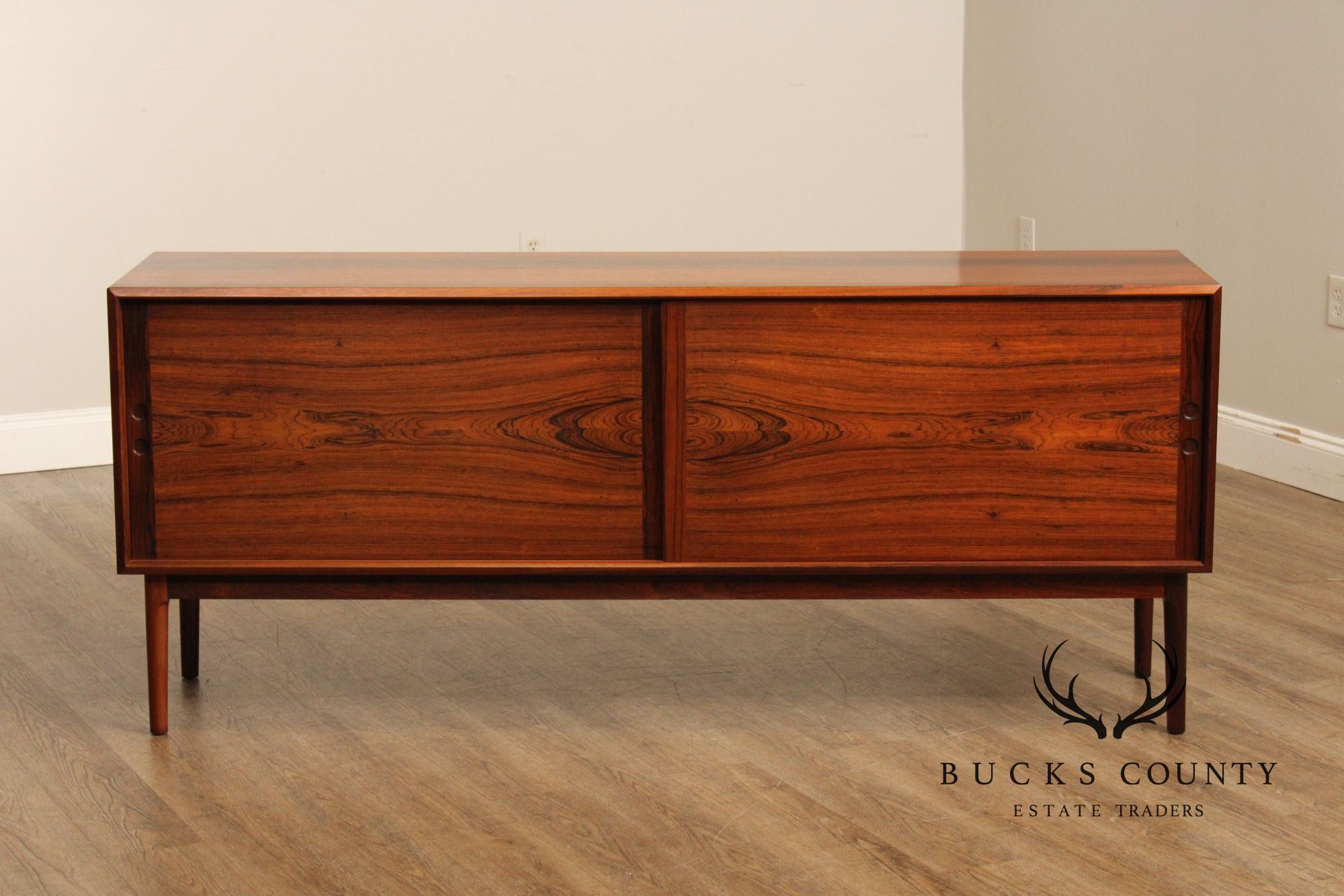 Danish Modern Mid Century Rosewood Sideboard Credenza