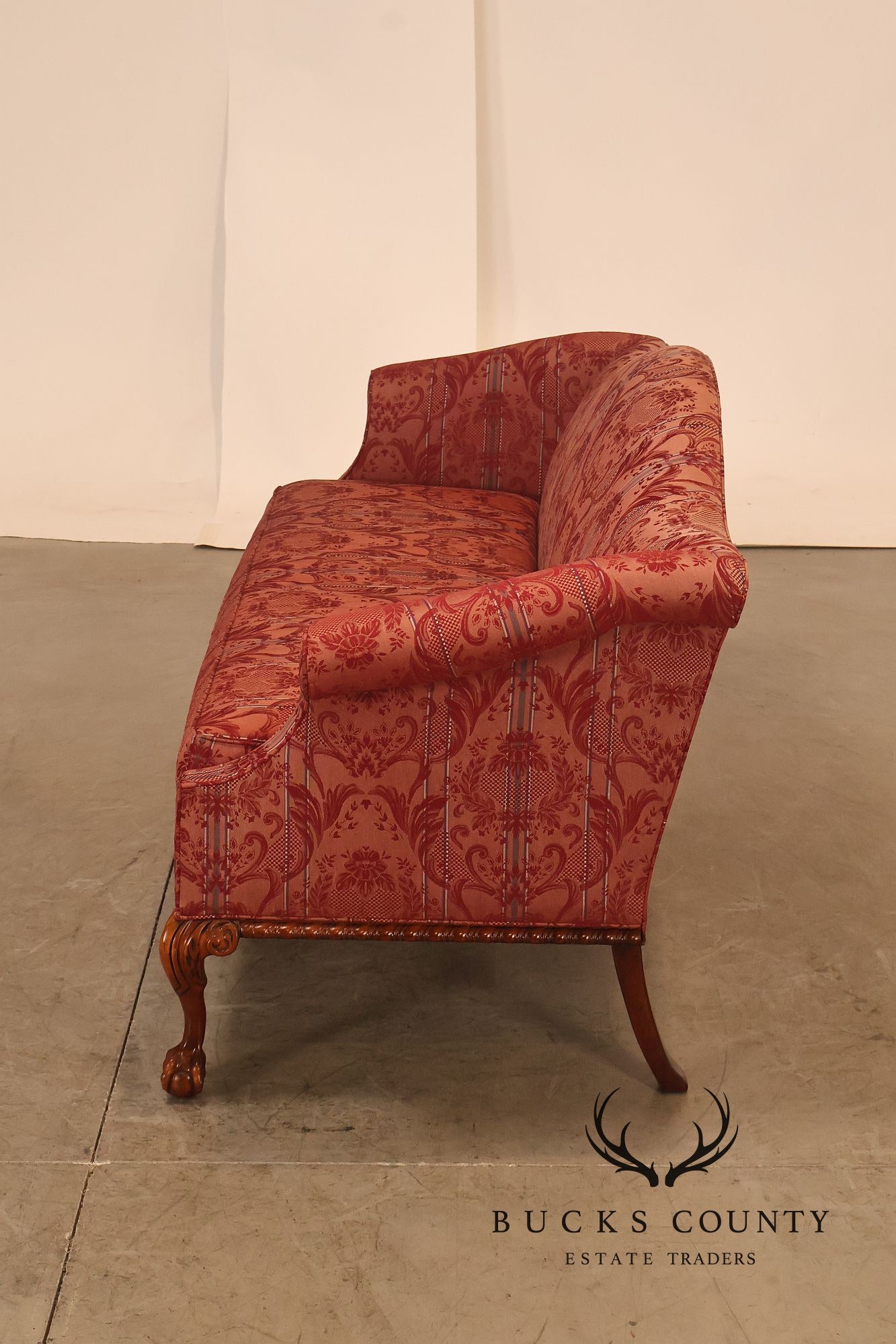 Hickory Chair 'Historical James River Plantations' Pair of Mahogany Sofas