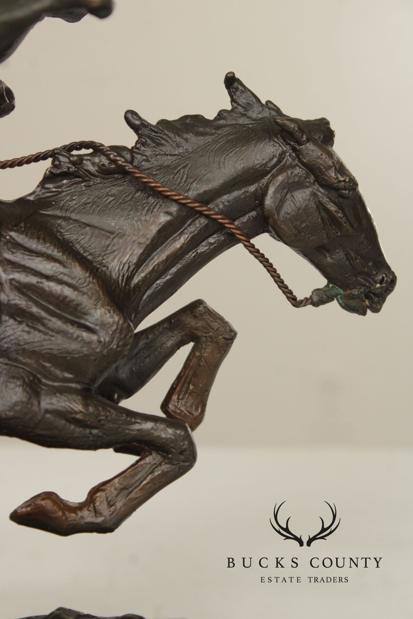 Frederic Remington Bronze Statue, 'Cheyenne'