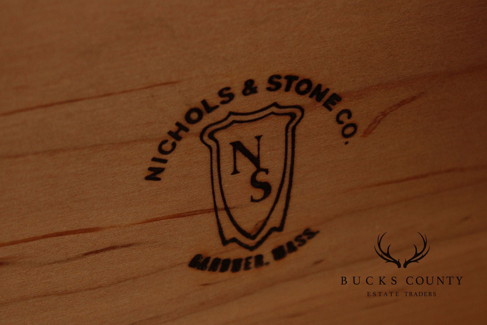 Nichols & Stone Colonial Revival Maple Sideboard