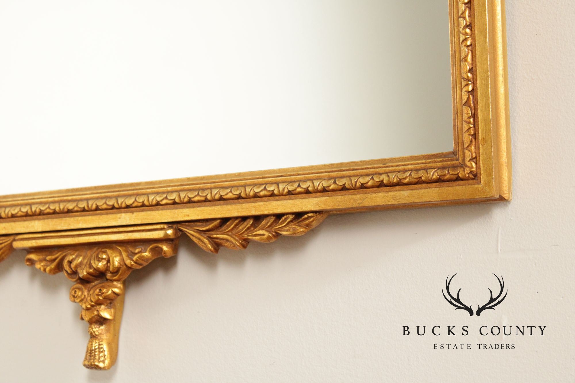 Adam Style Giltwood Wall Mirror