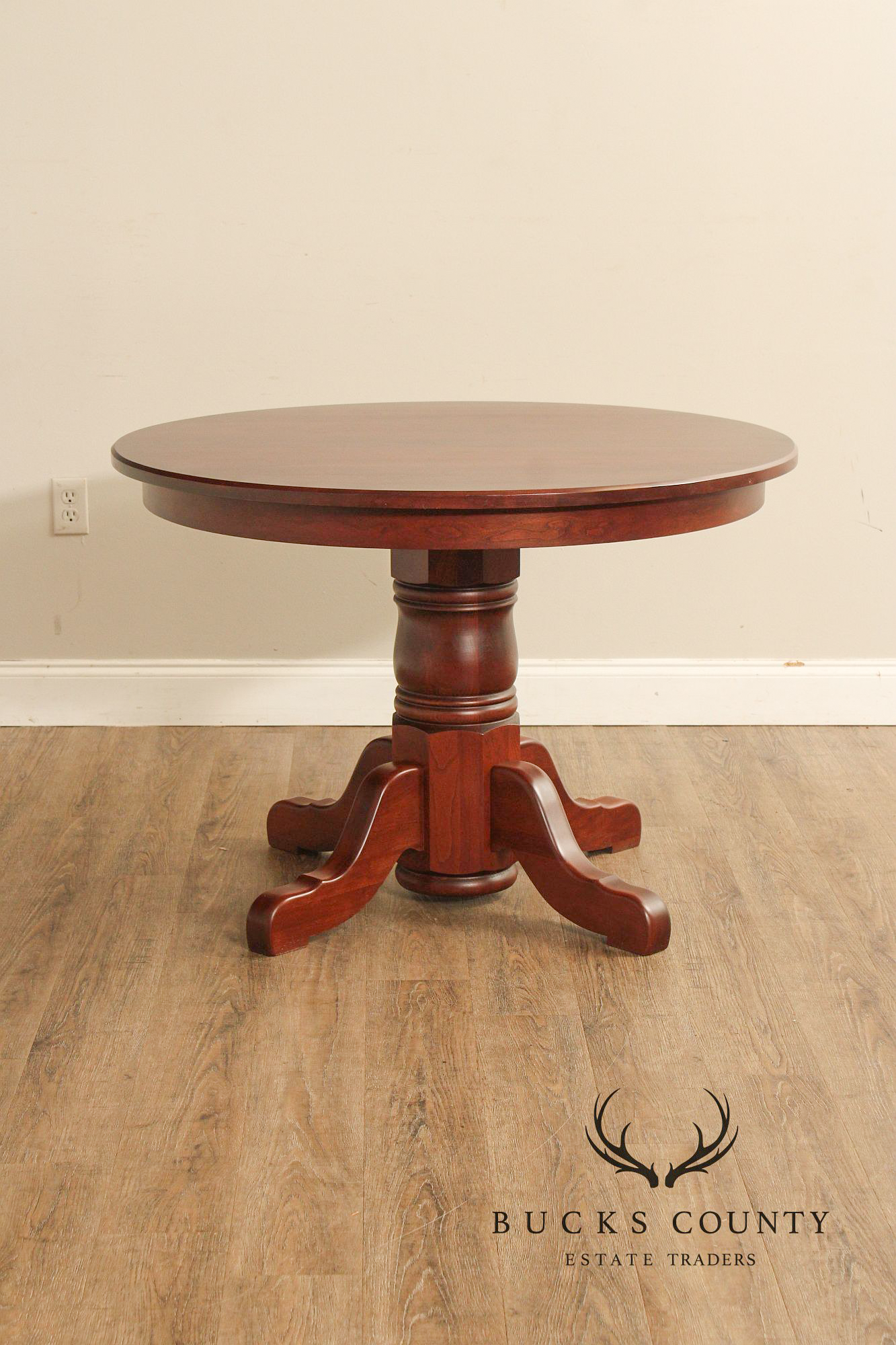 Hunt Country Furniture Round Top Cherry Dining Table