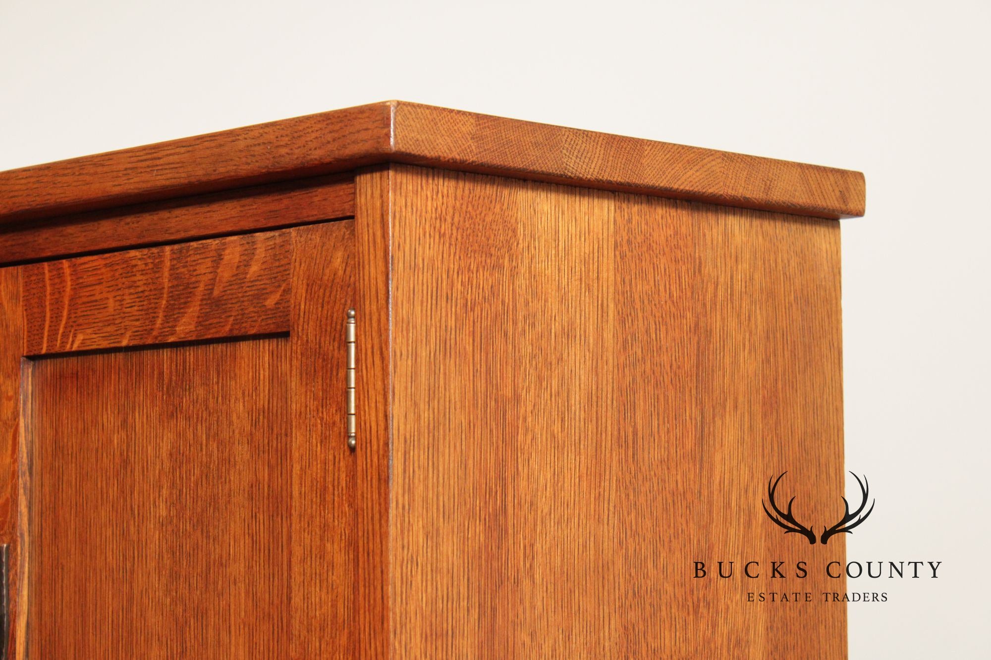 Stickley Mission Collection Executive Desk With Bookcase Hutch