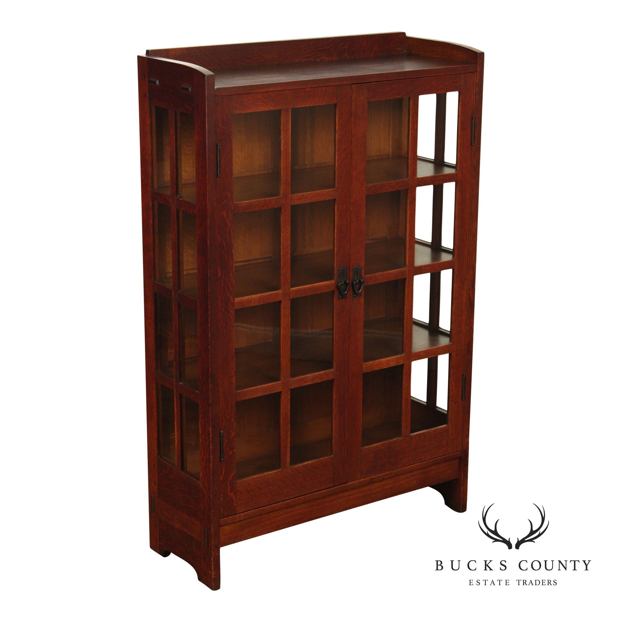 Gustav Stickley Antique Mission Oak No. 815 China Cabinet