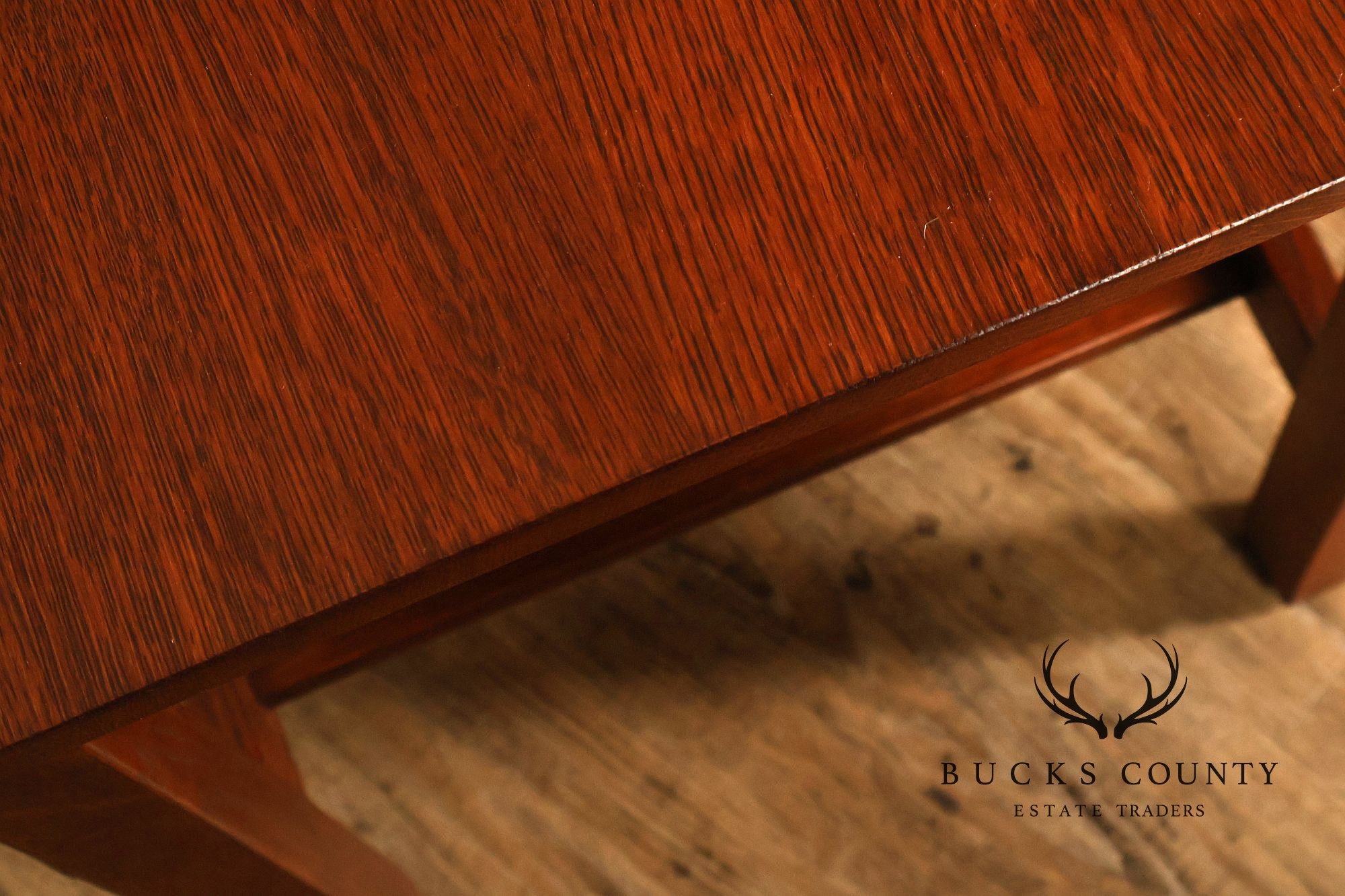 Stickley Mission Collection Oak Spindle Lamp Table