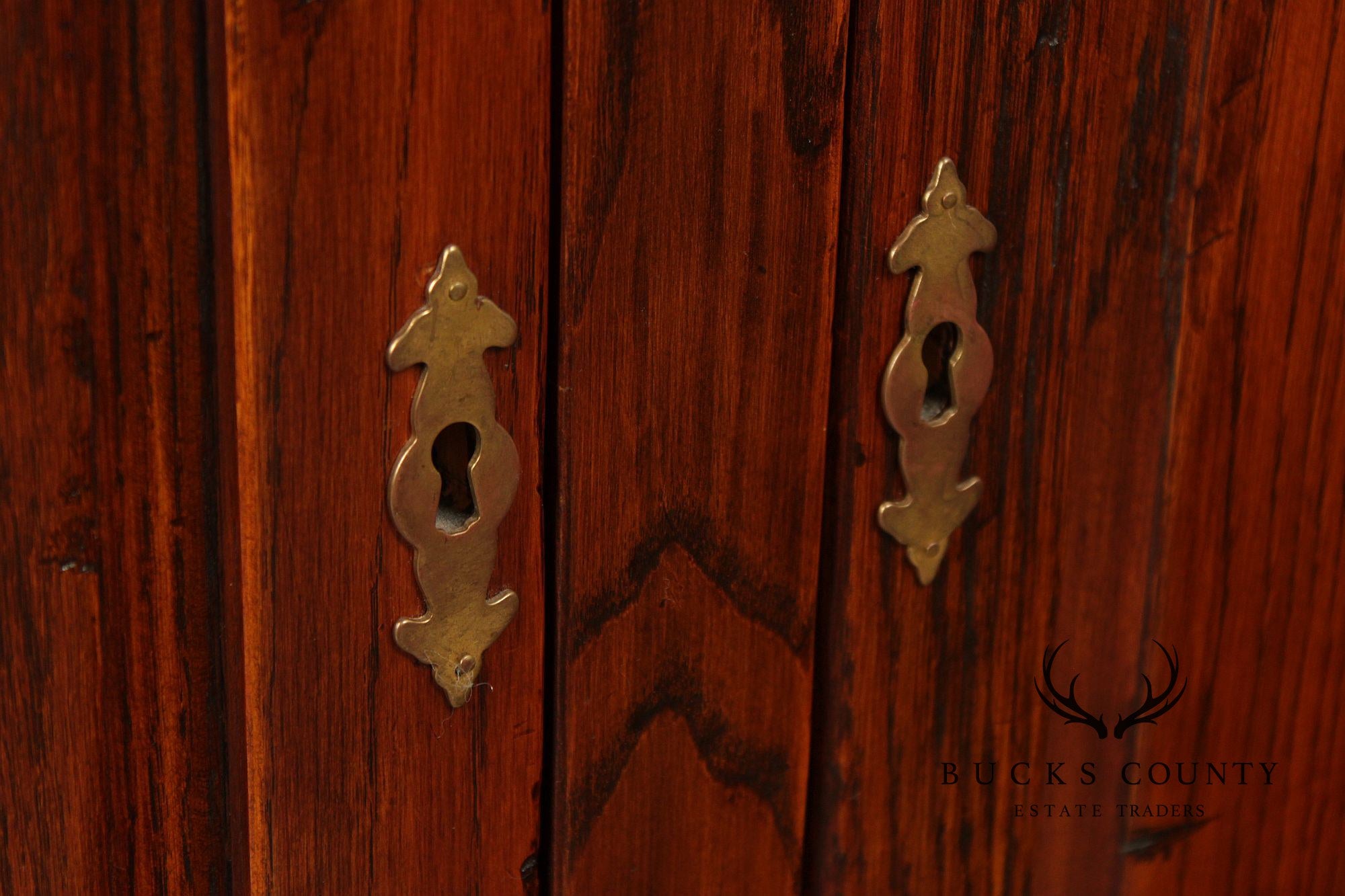 Bevan Funnell English Carved Oak Buffet Sideboard