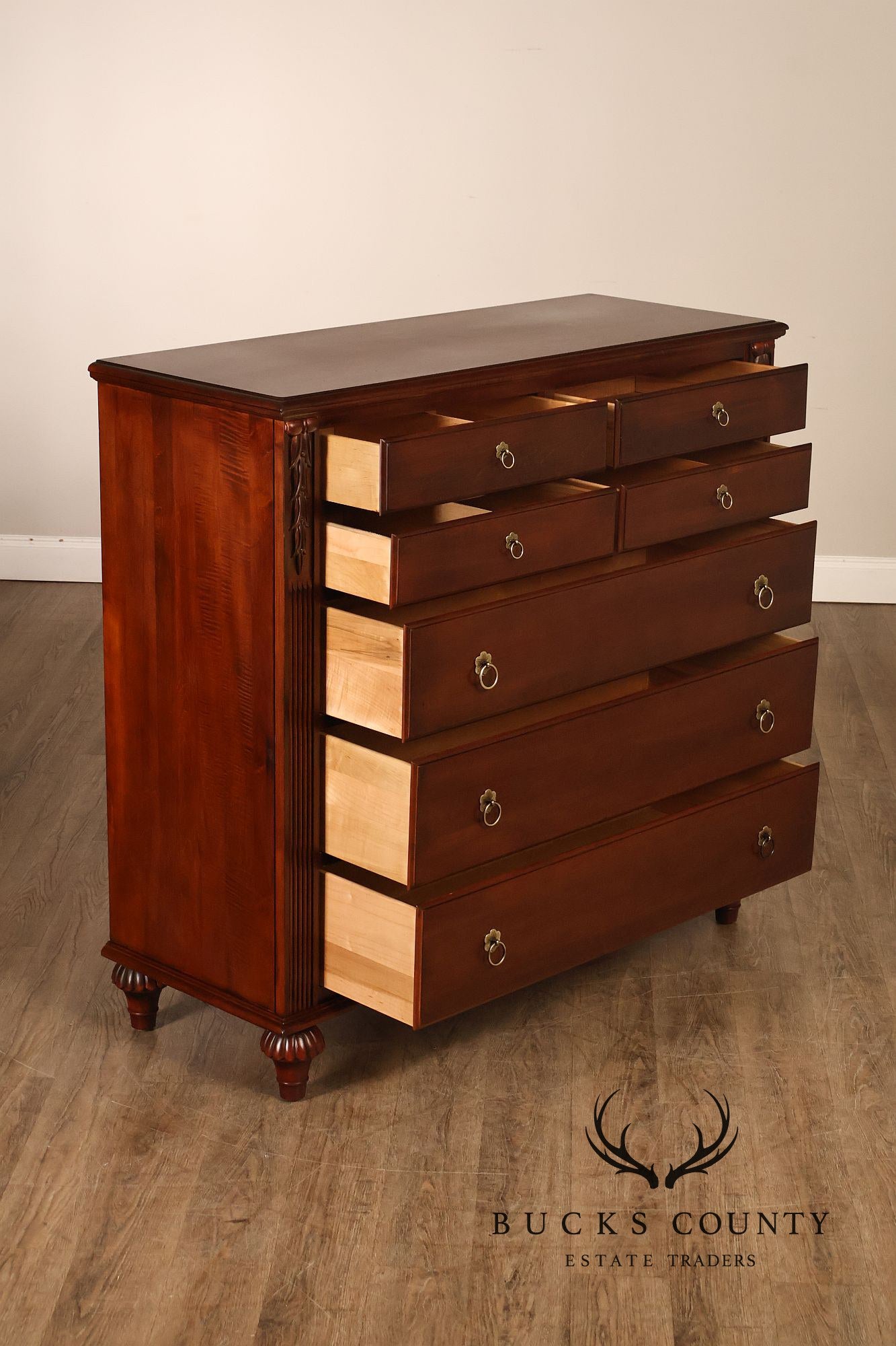 Ethan Allen British Classics Collection "Dawson" Maple And Birch Dresser