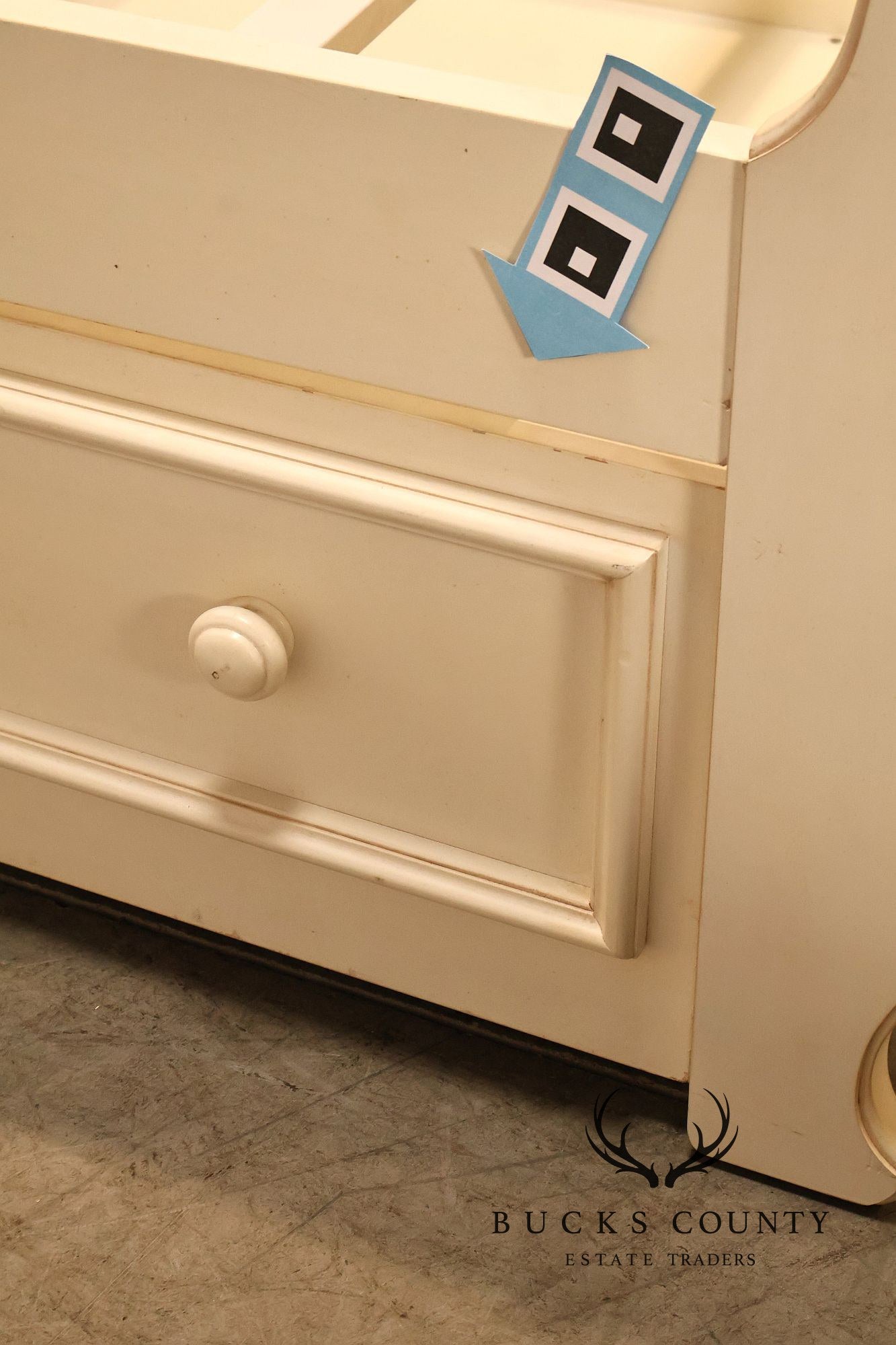 Ethan Allen Painted Beadboard Trundle Daybed