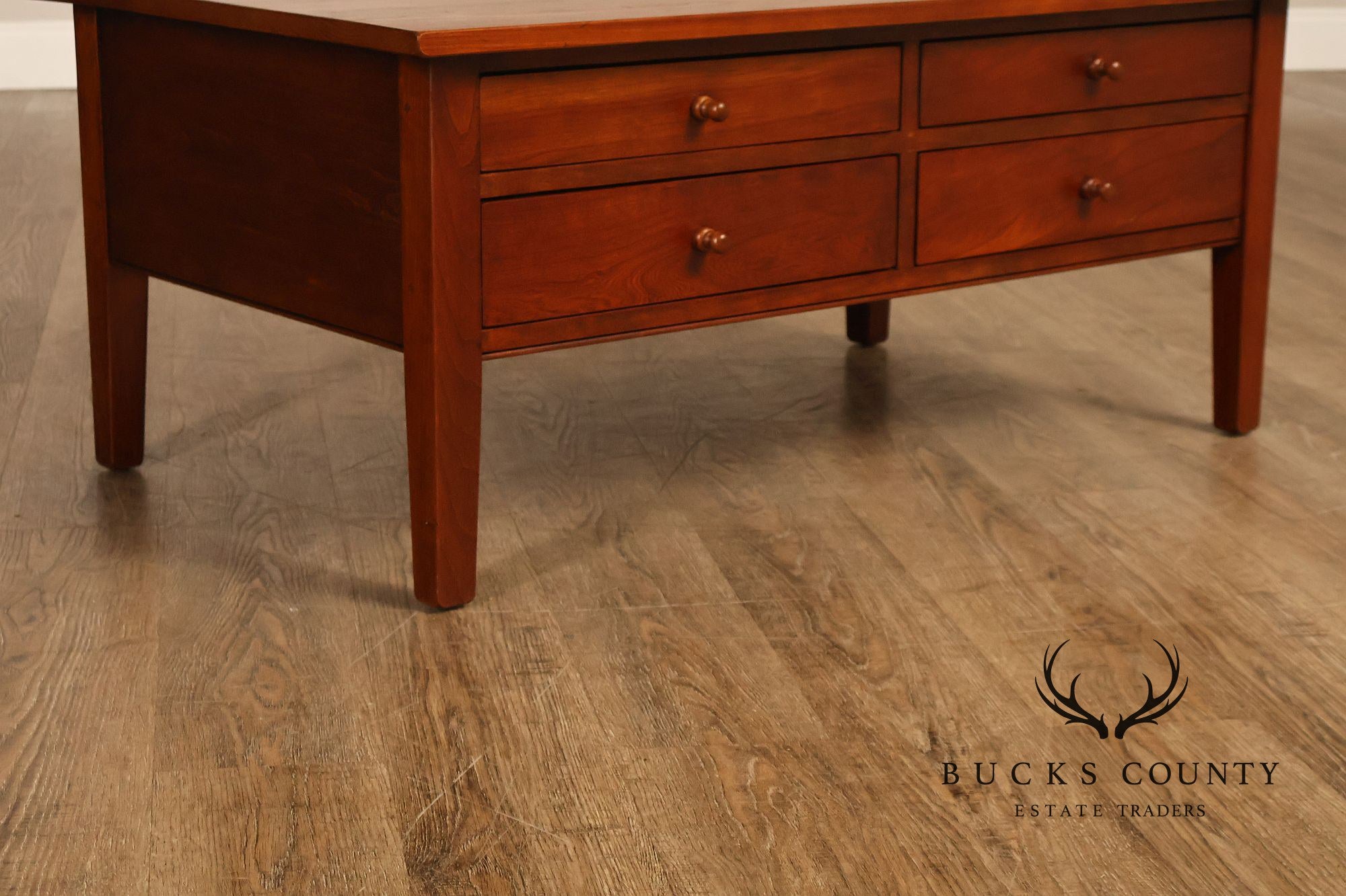 Piper Classics Shaker Style Salem Solid Cherry Coffee Table