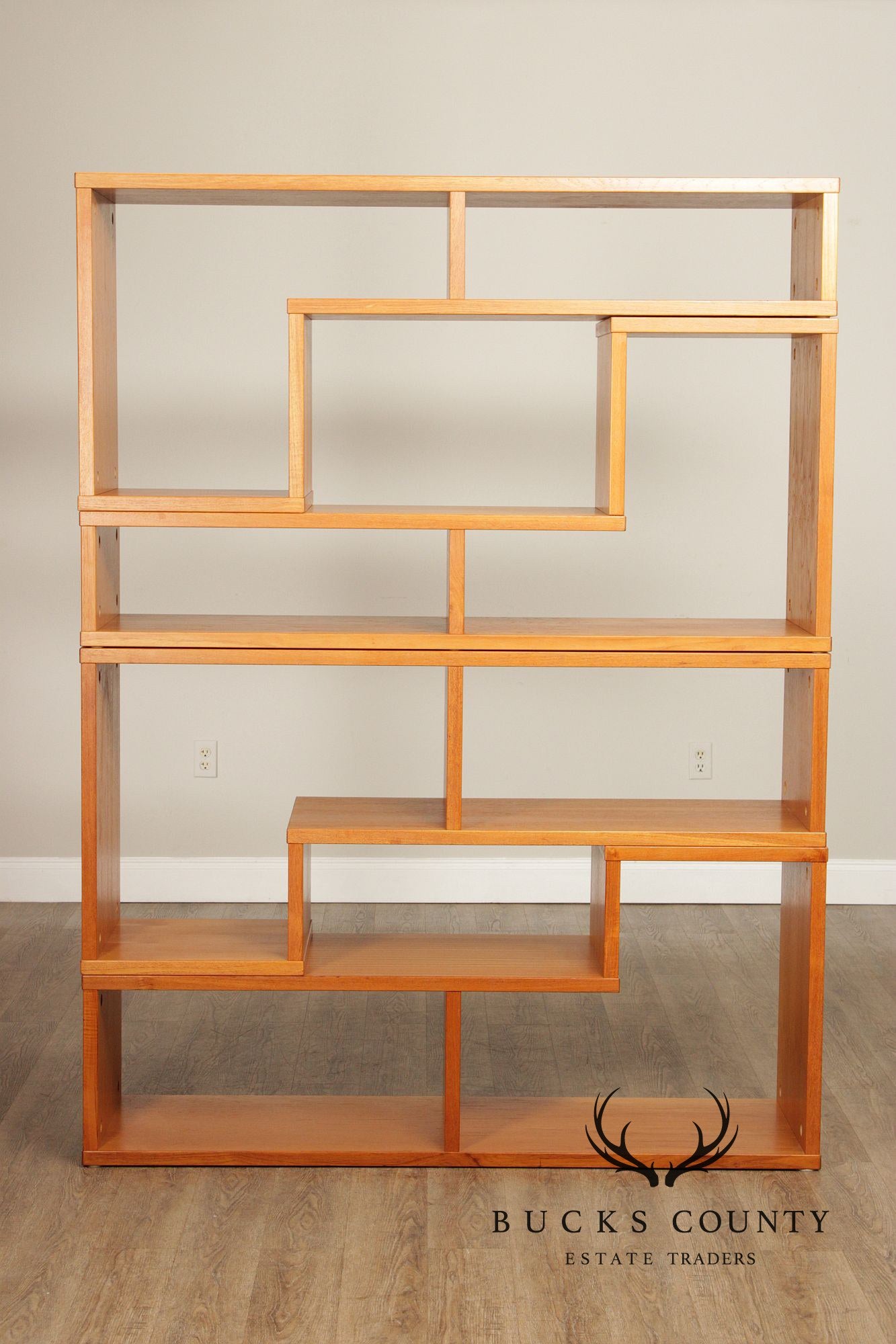Danish Modern Teak Modular Bookcase