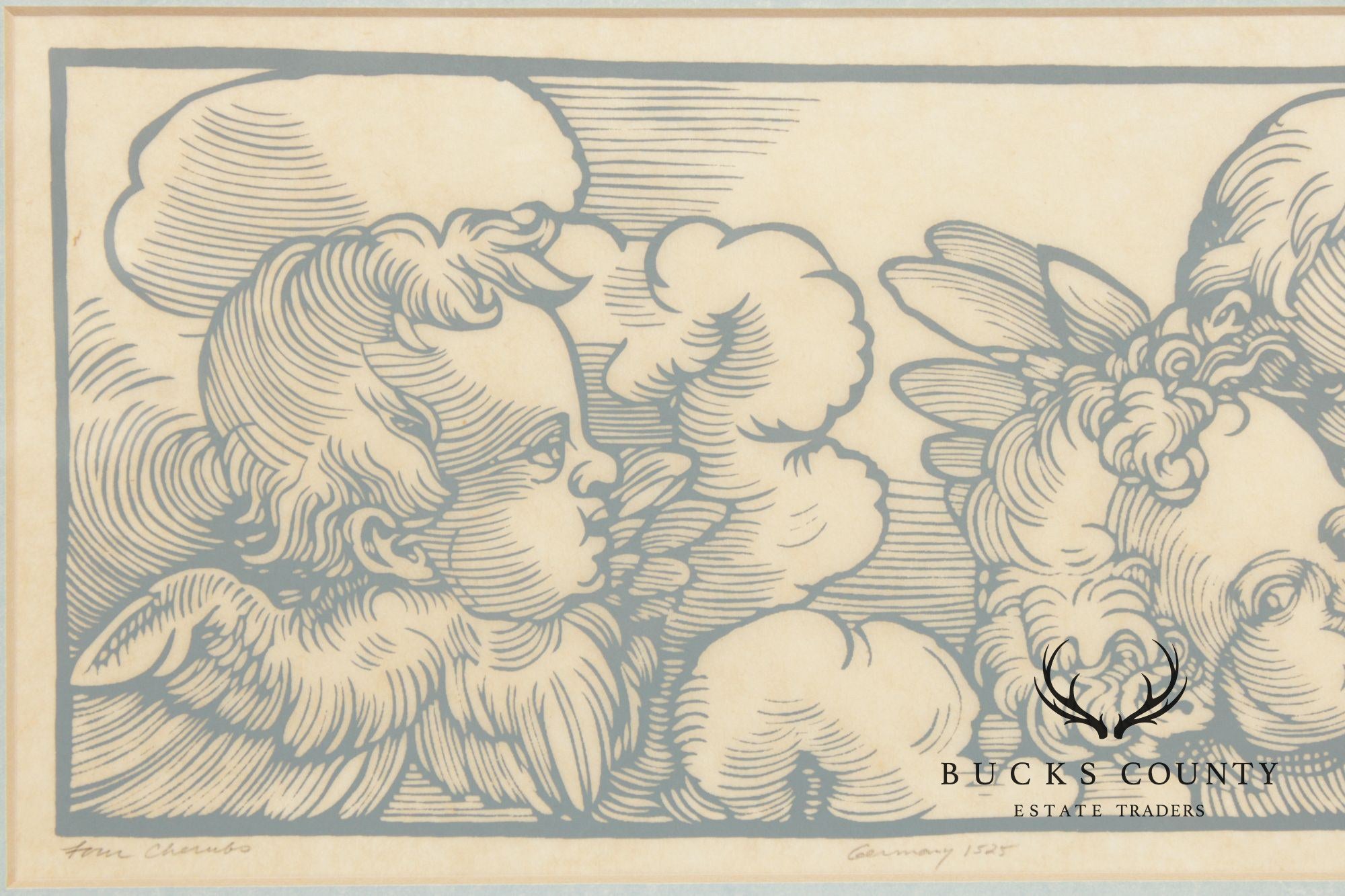 Allen Bjorkman Renaissance Style Print, 'Four Cherubs'