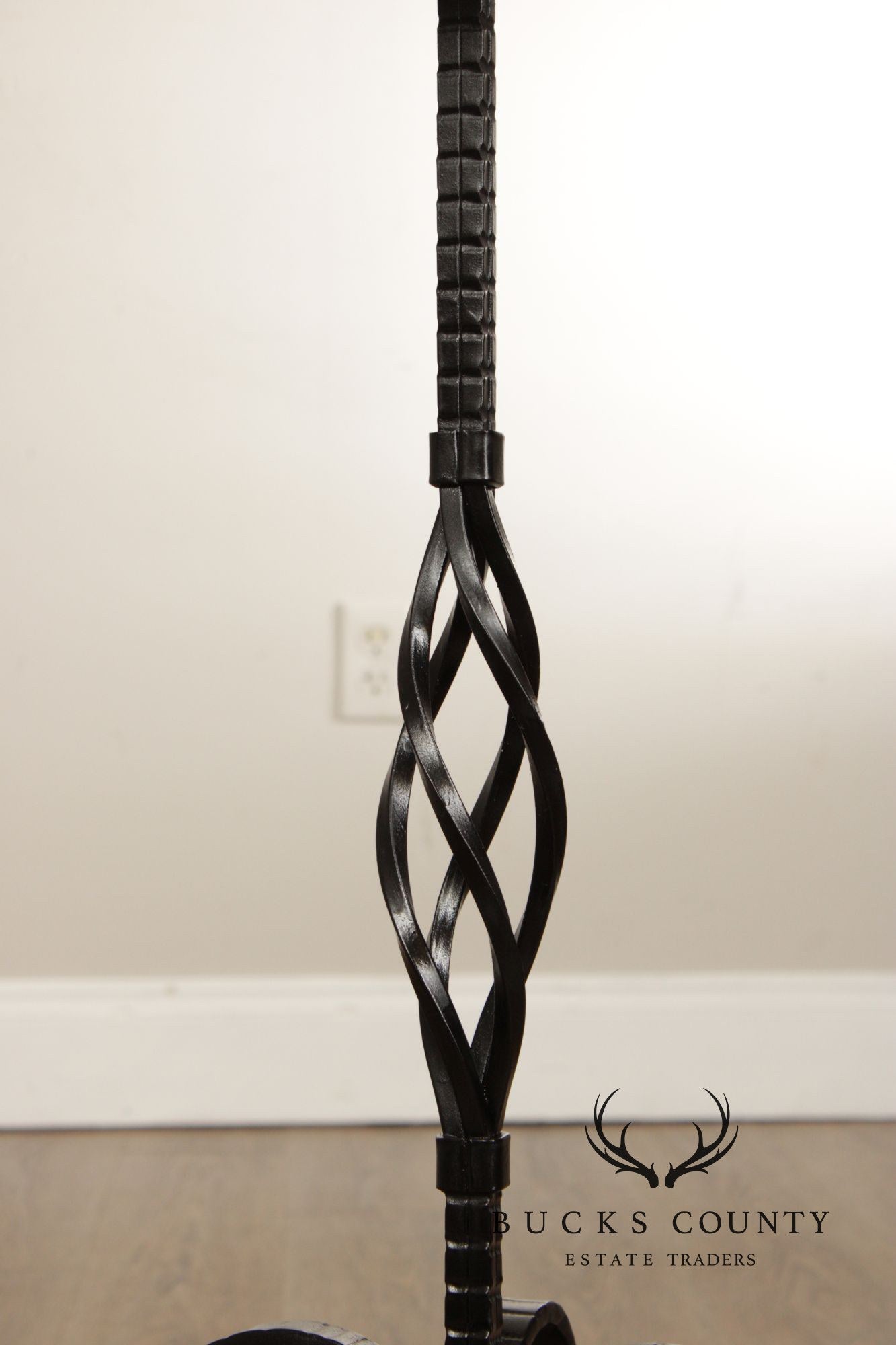 Vintage Wrought Iron Candlestand