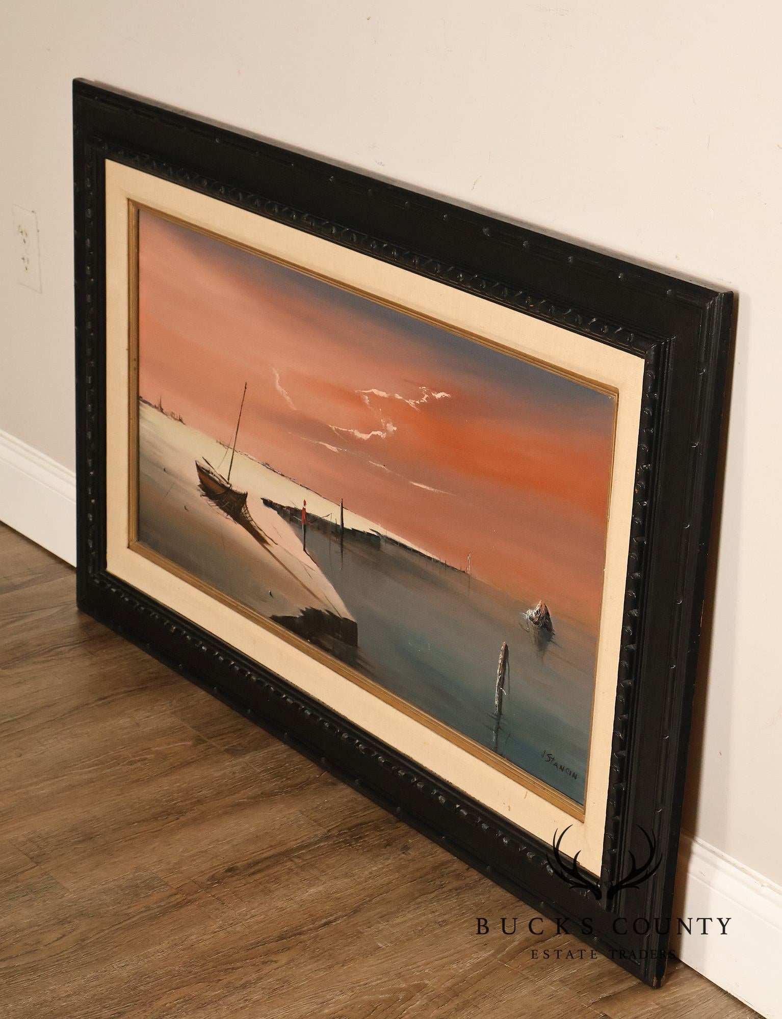 John Stancin Surrealist Oil Painting, Deserted