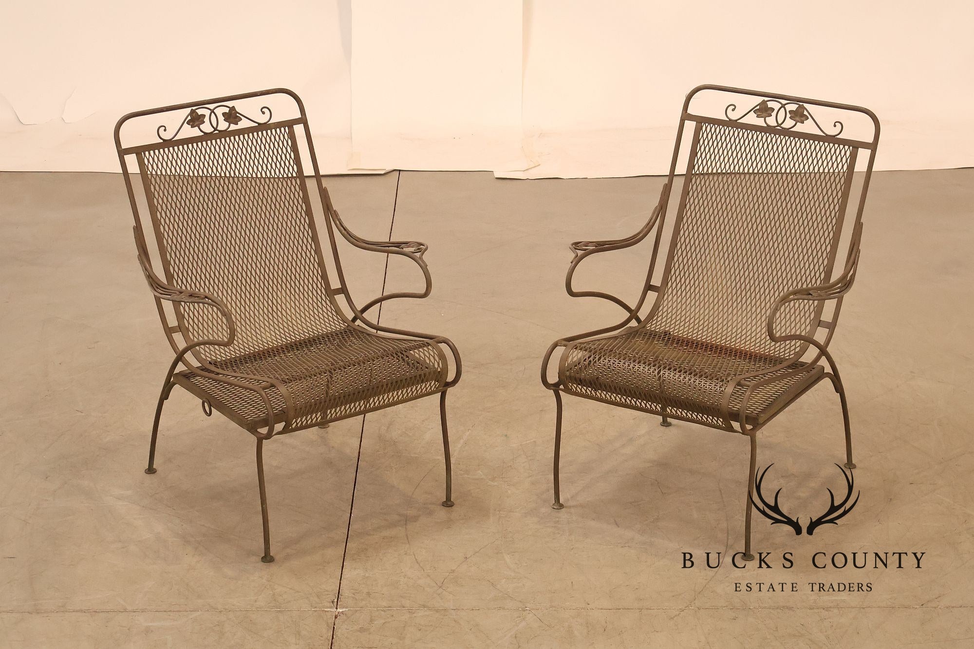 Vintage Salterini Wrought Iron 6 Piece Patio Set