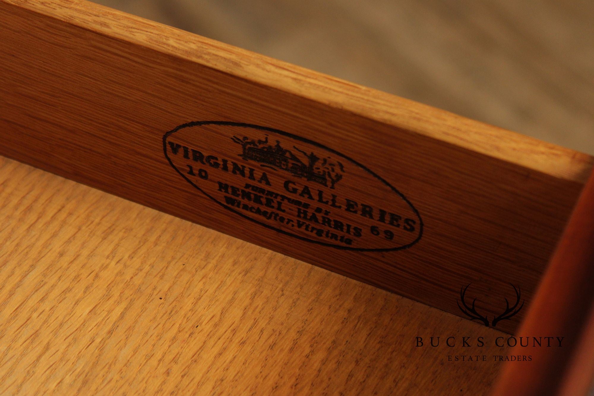 Henkel Harris Solid Wild Black Cherry Queen Anne Lowboy