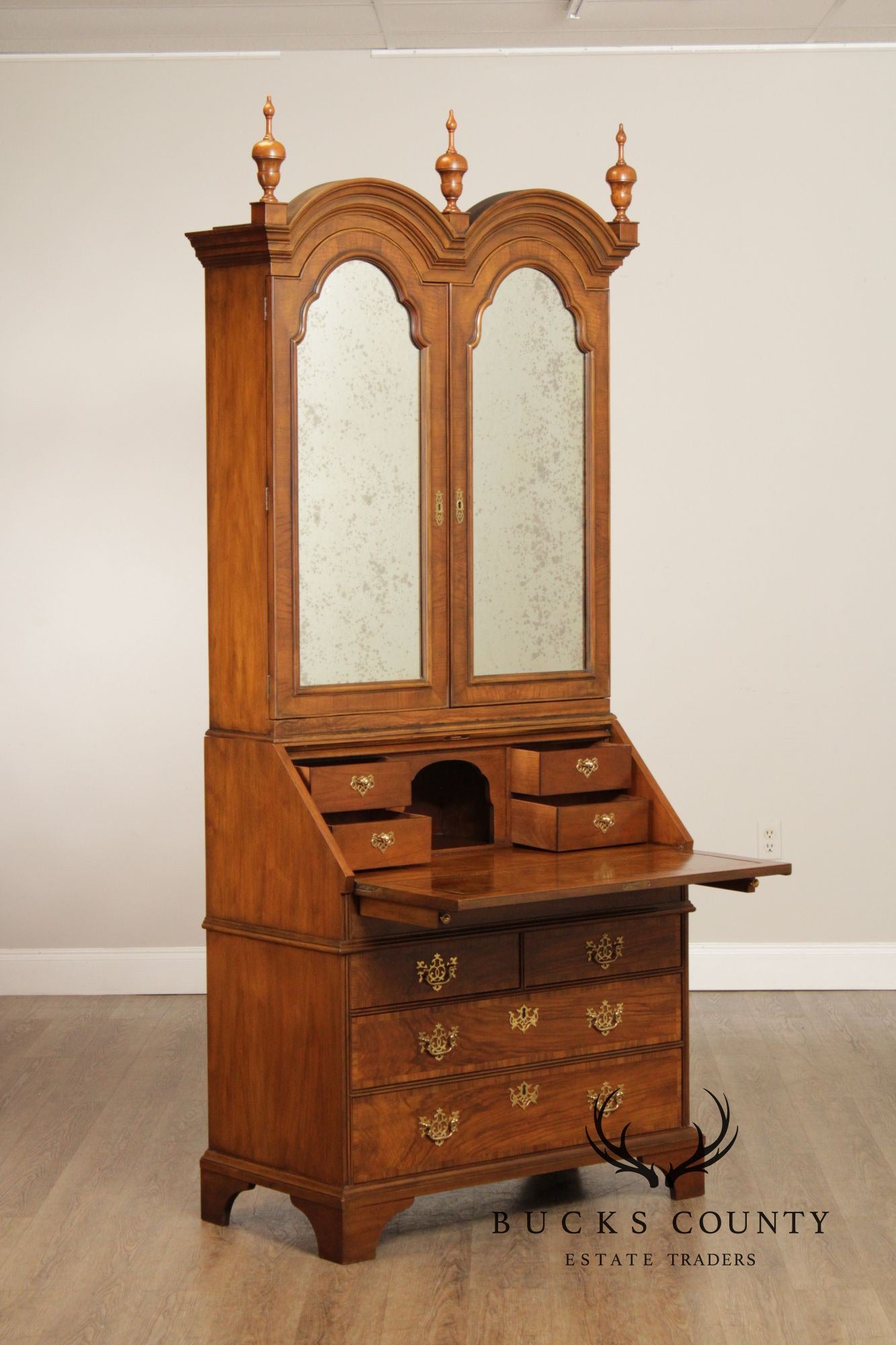 Baker Collectors' Edition Walnut Secretary Desk
