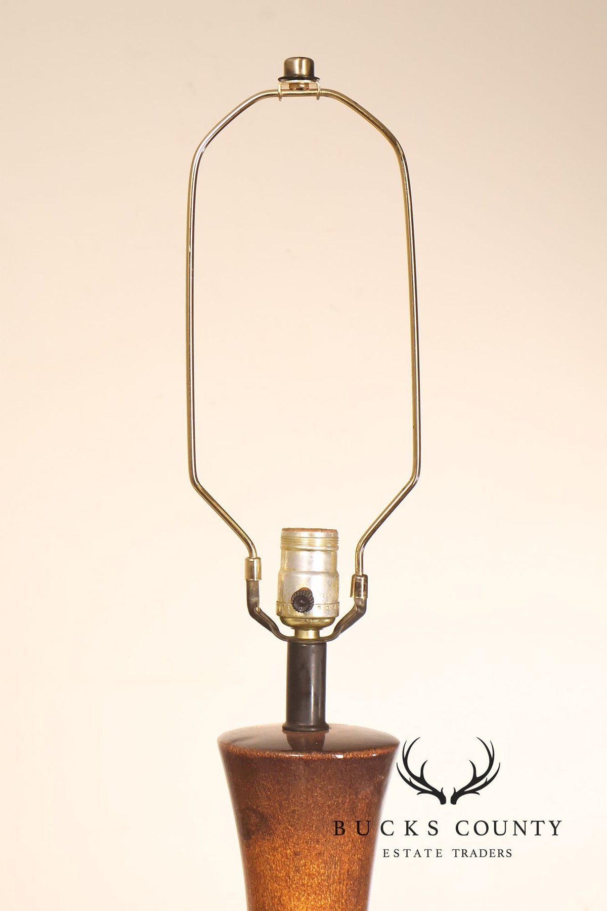 Mid Century Modern Drip-Glaze Ceramic Table Lamp