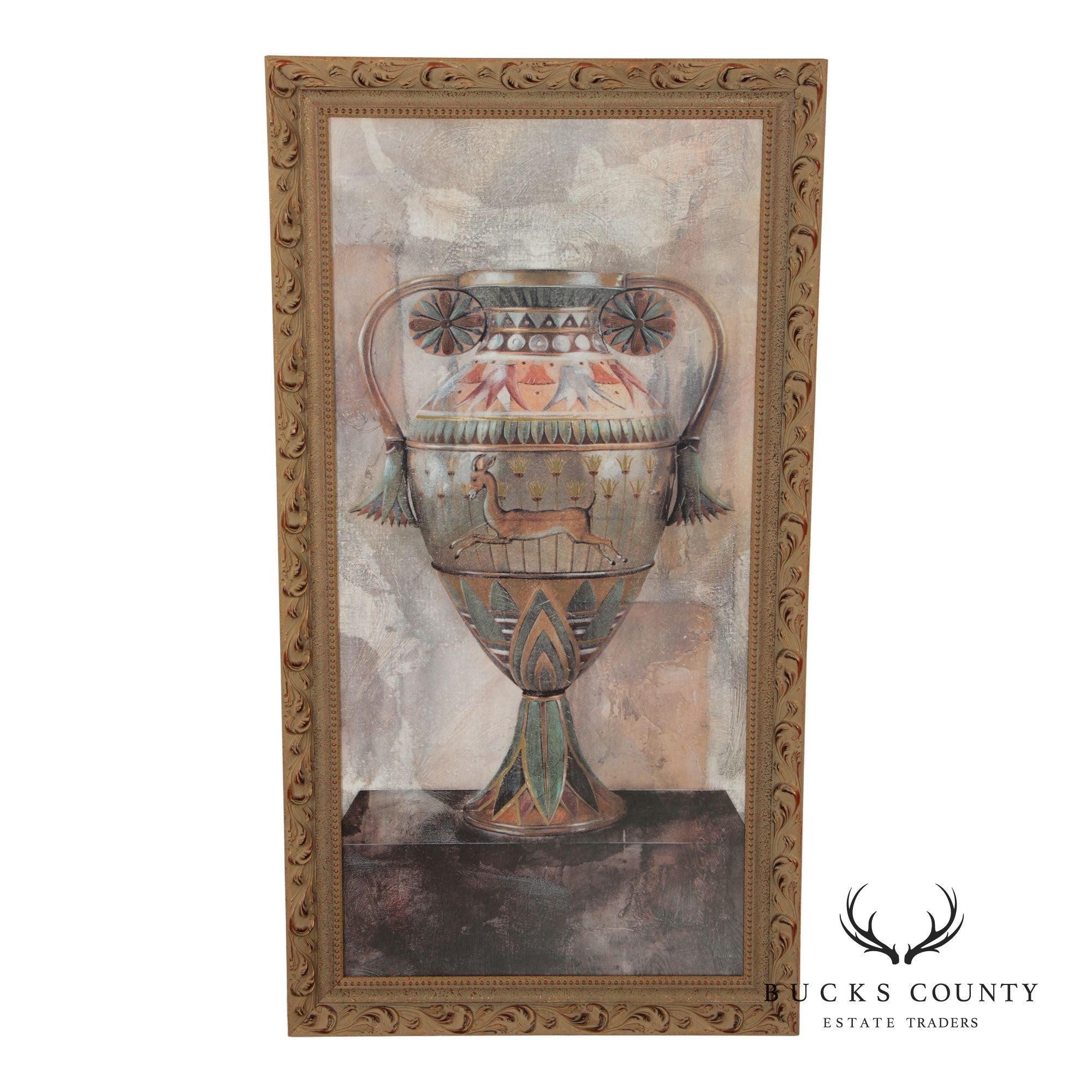 Dennis Carney Framed Print, 'Vase of Thebes I'