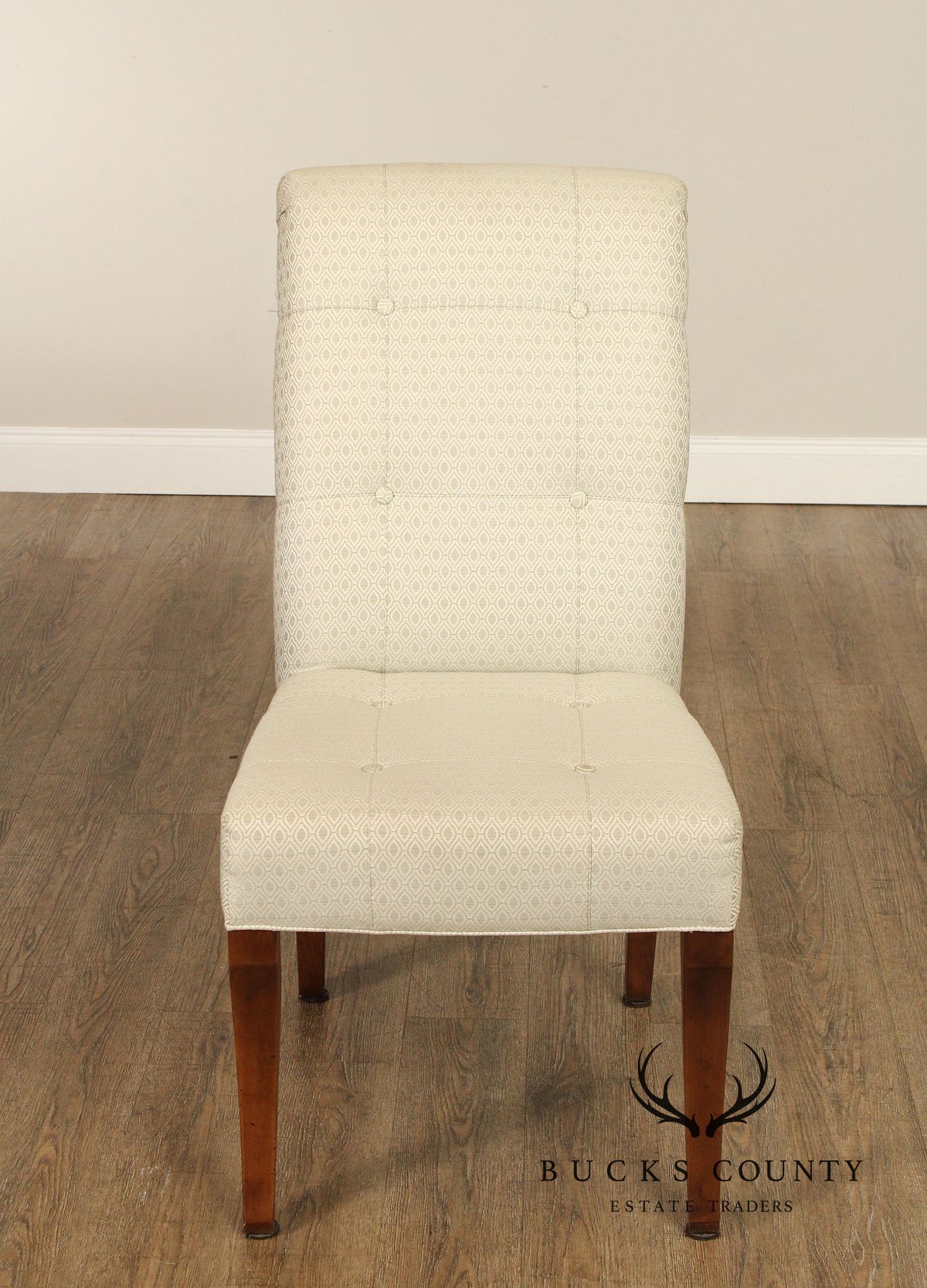 Ethan Allen Button-Tufted Slipper Chair