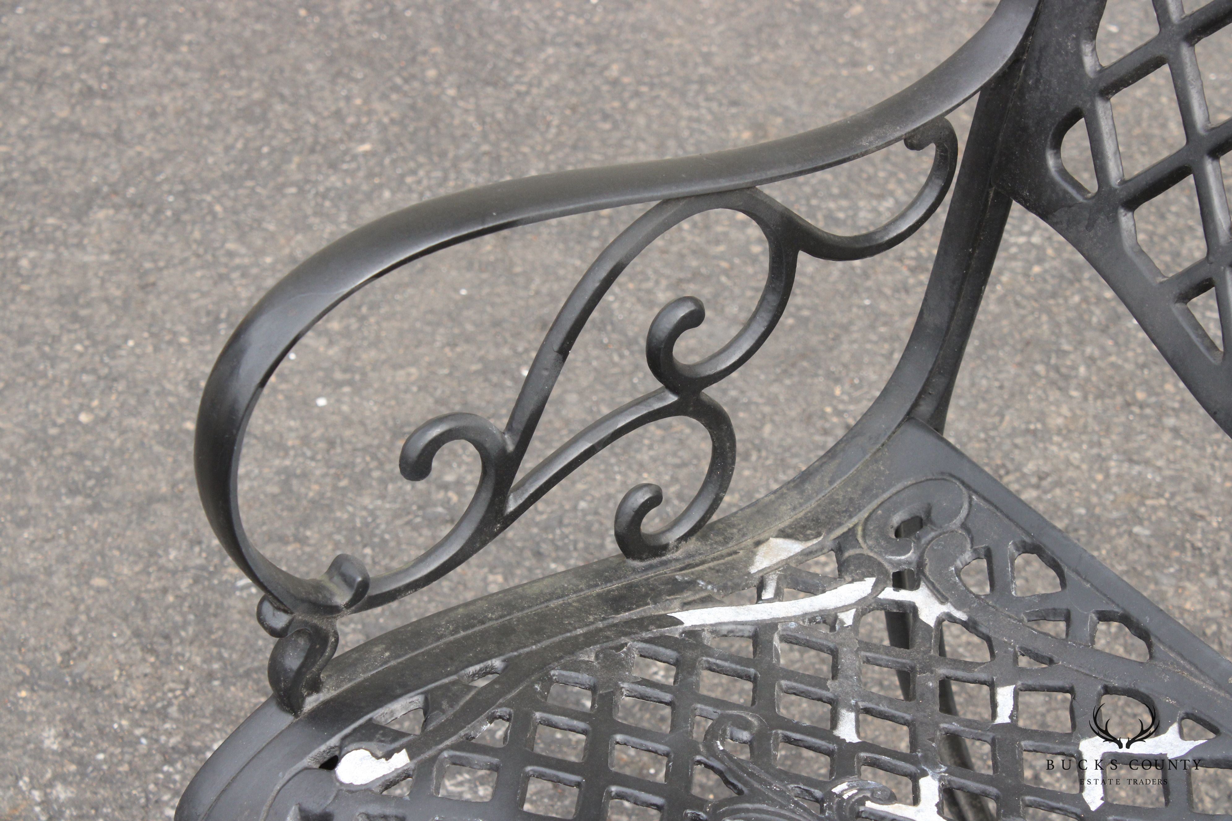 Three-Piece Cast Aluminum Outdoor Patio Seating Set