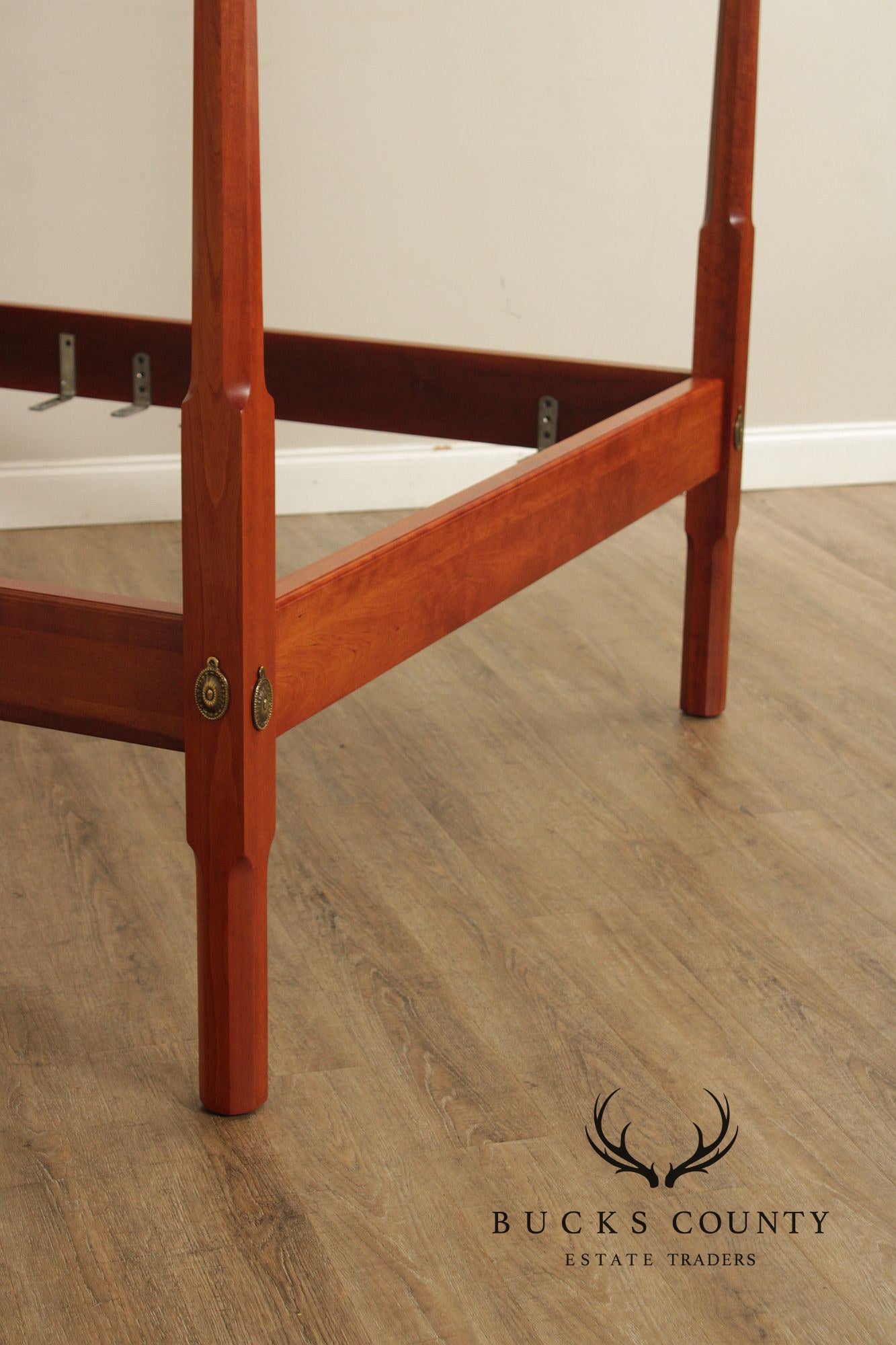 Norman’s Reproductions Solid Cherry Queen Size Four Poster Canopy Bed