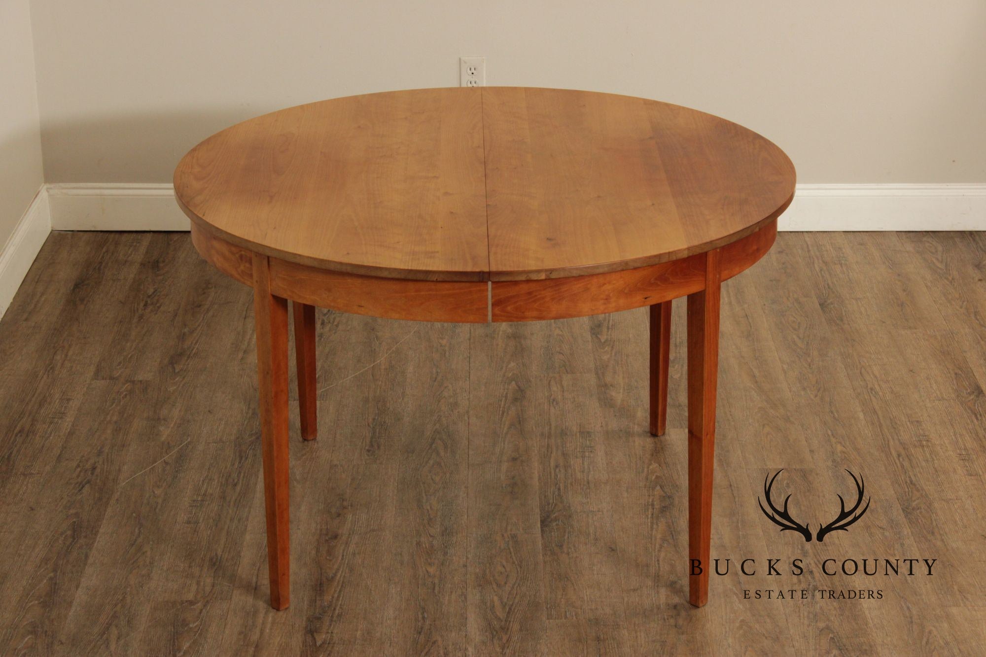 Thomas Moser Round Cherry Expandable Dining Table