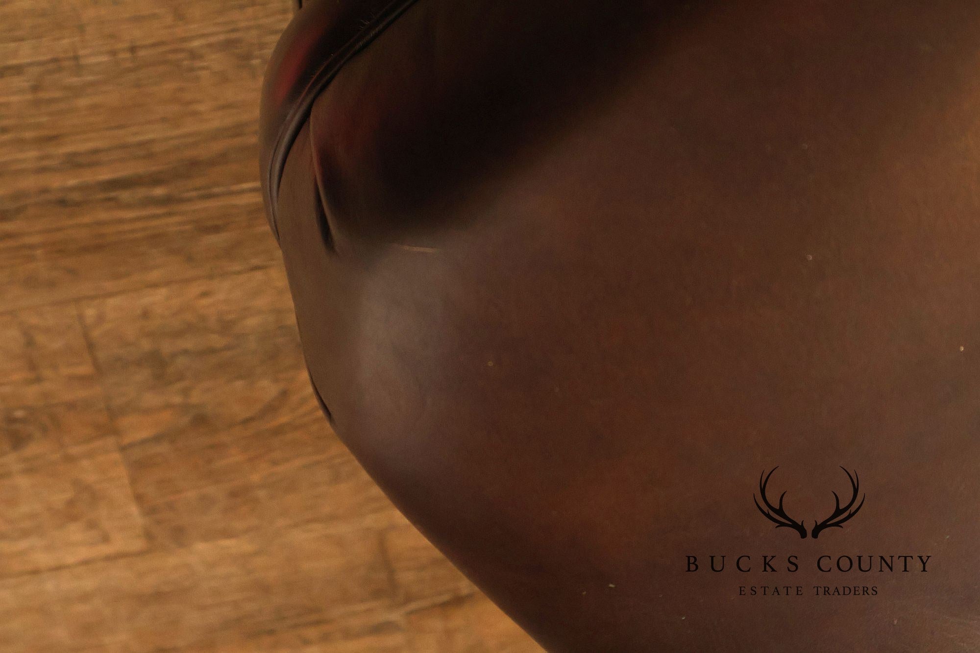 Hancock & Moore Tufted Leather 'Robinson' Cocktail Ottoman