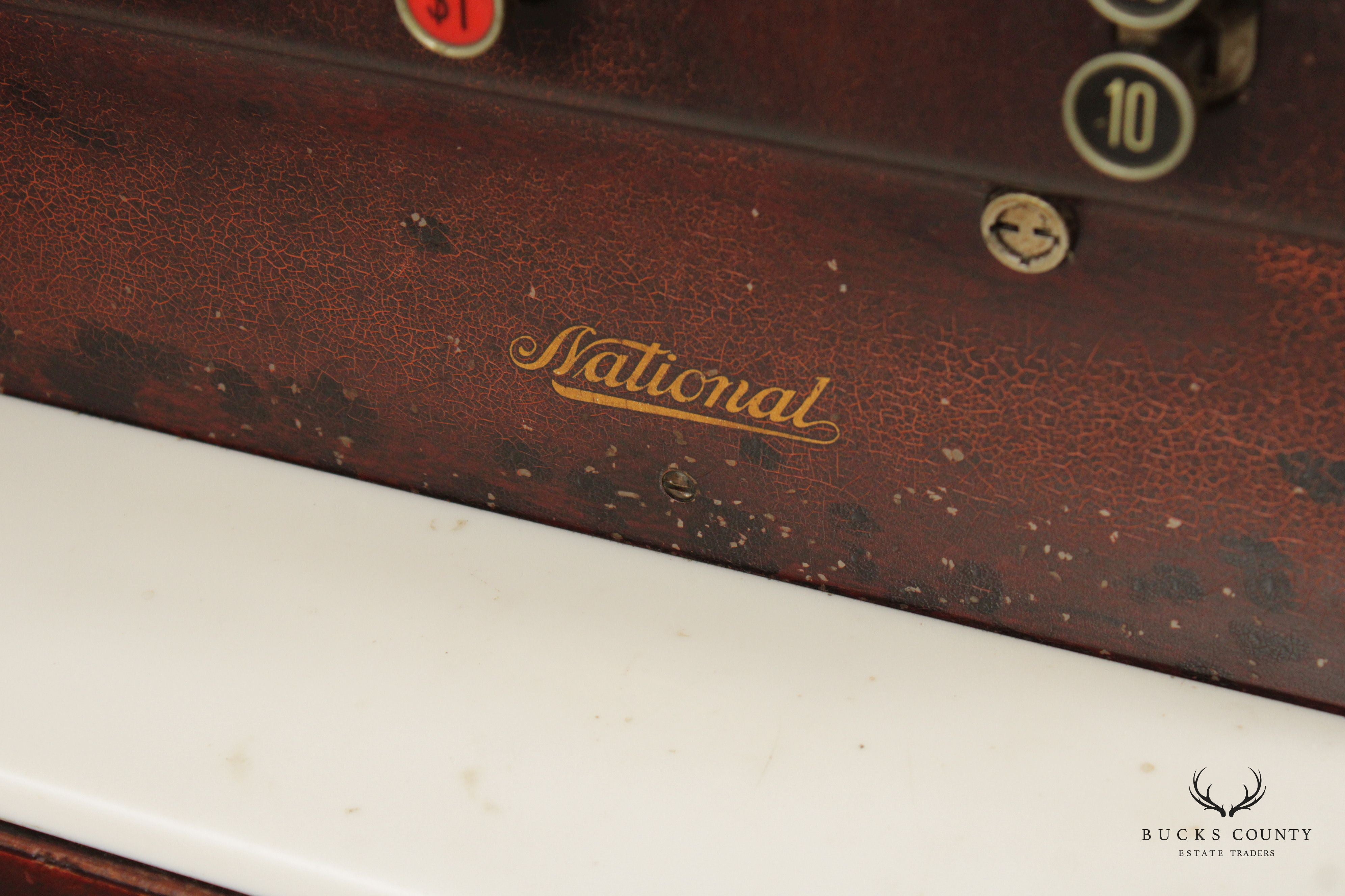 Vintage National Hand-Crank Cash Register
