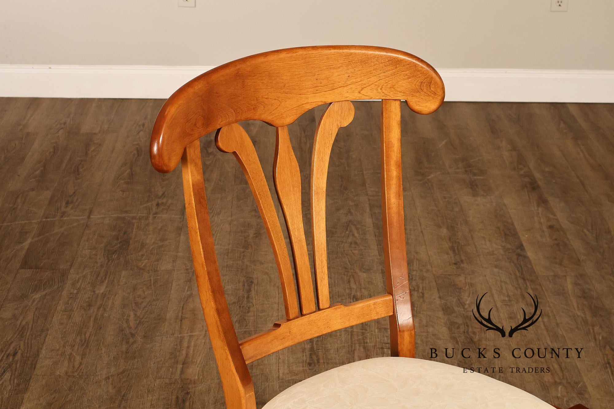Nichols & Stone Set of 6 French Country Style Maple Dining Chairs