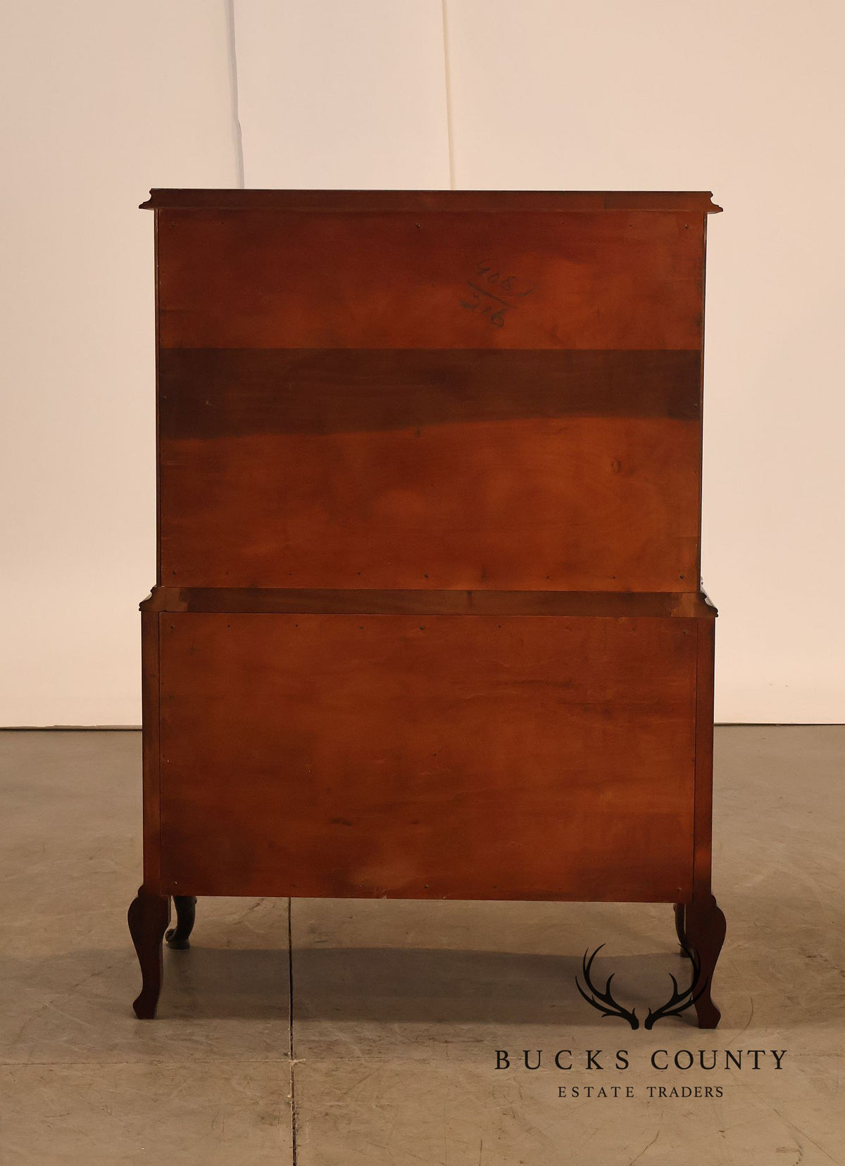 Vintage 1940s Mahogany High Chest
