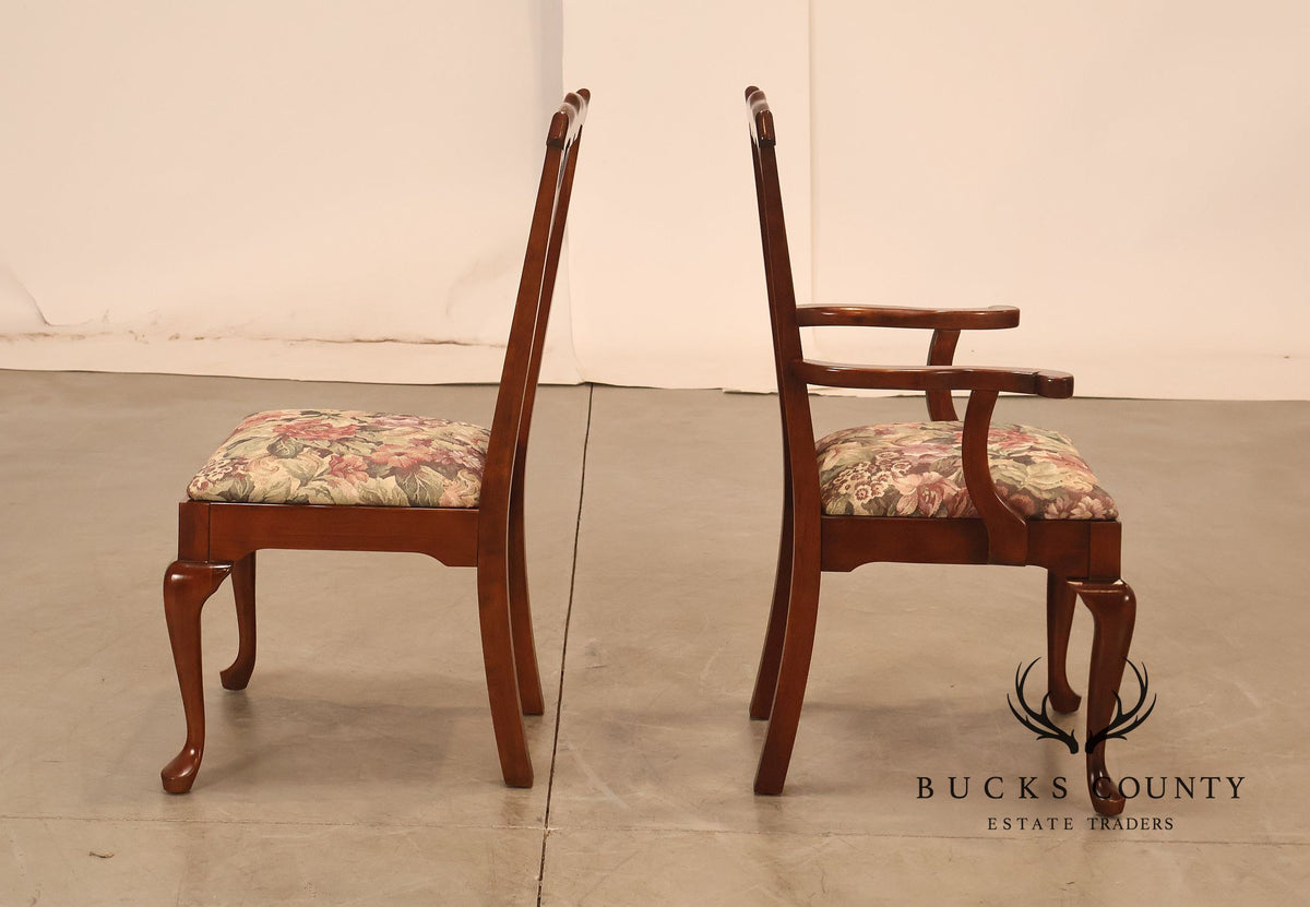 Pennsylvania House Chippendale Style Set of Six Cherry Dining Chairs