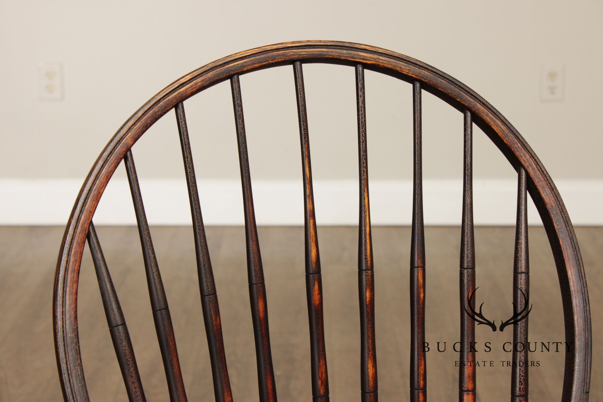 D.R. Dimes Distress Painted Windsor Side Chair