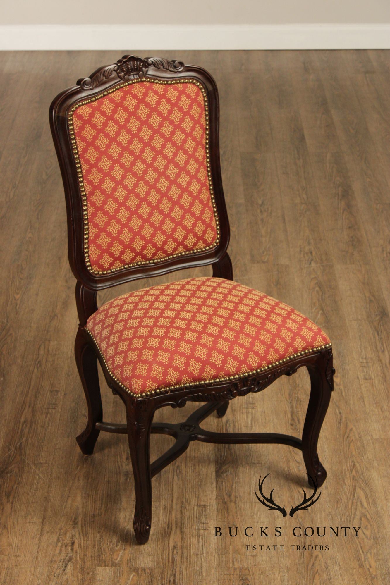 Andre Originals French Louis XV Style Set Of Eight Dining Chairs
